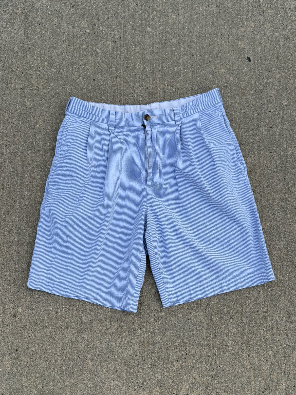Brooks Brothers Brooks Brothers Men’s Seersucker Shorts Striped Size 31 Size US 31 - 1 Thumbnail