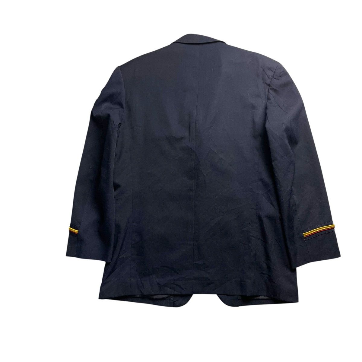 Yohji Yamamoto VINTAGE 90s YOHJI YAMAMOTO WOOL BLAZER JACKET Size US L / EU 52-54 / 3 - 12 Thumbnail