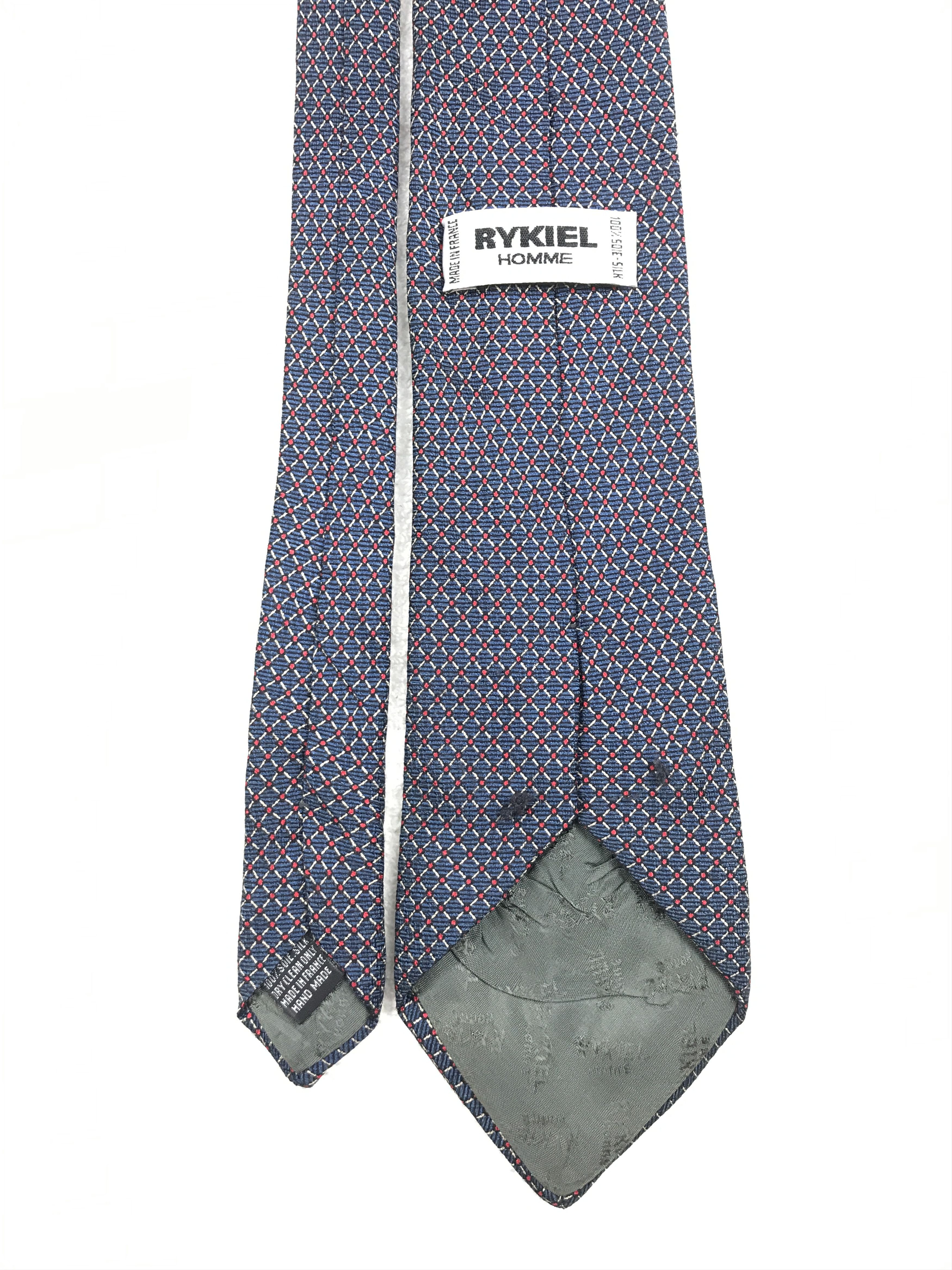 Designer × Sonia Rykiel × Vintage Vintage Rykiel Homme Silk Necktie Size ONE SIZE - 4 Thumbnail