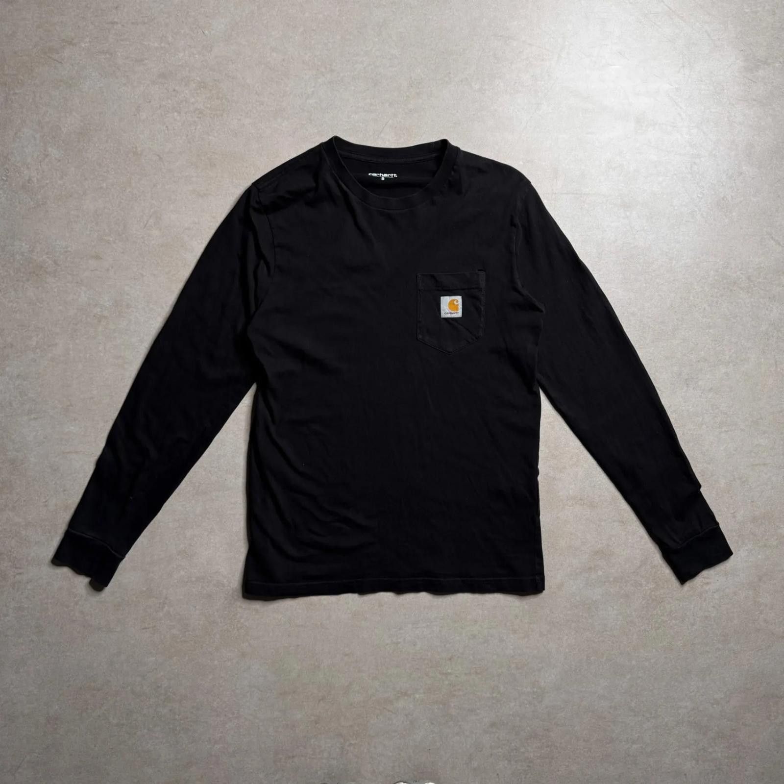 Carhartt Vintage Carhartt Black Long Sleeve T-Shirt - XXS Size US M / EU 48-50 / 2 - 1 Thumbnail