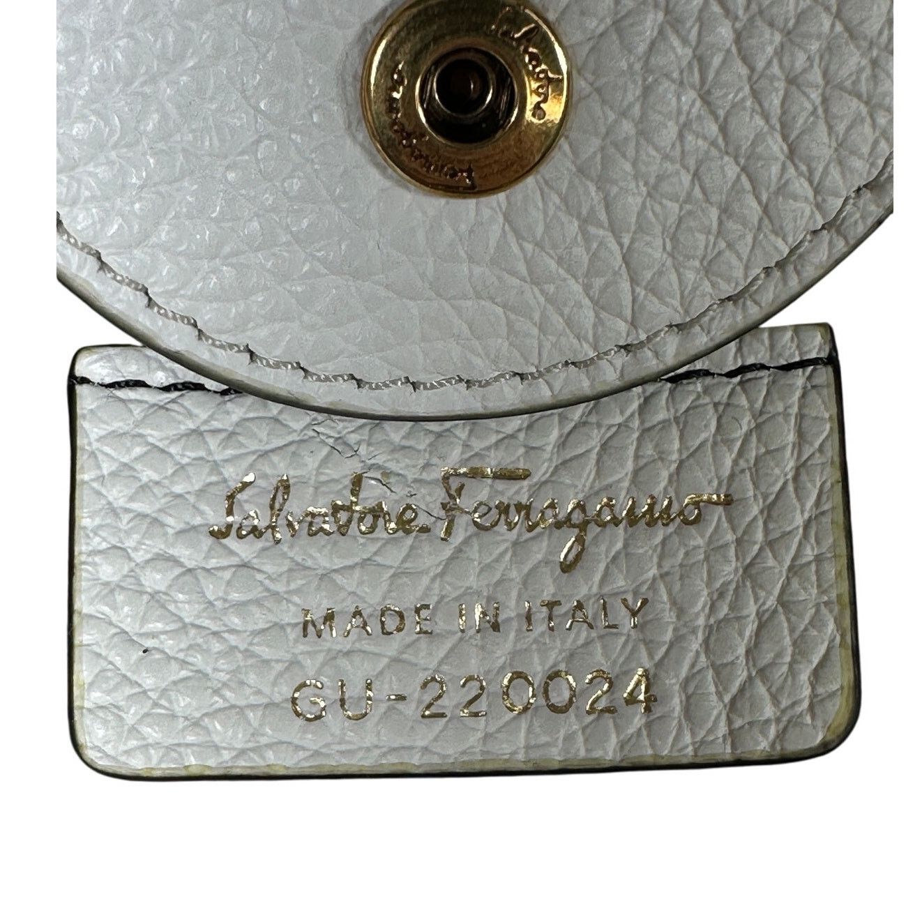 Salvatore Ferragamo SALVATORE FERRAGAMO Gancini Leather Mini Crossbody Bag White Size ONE SIZE - 15 Thumbnail