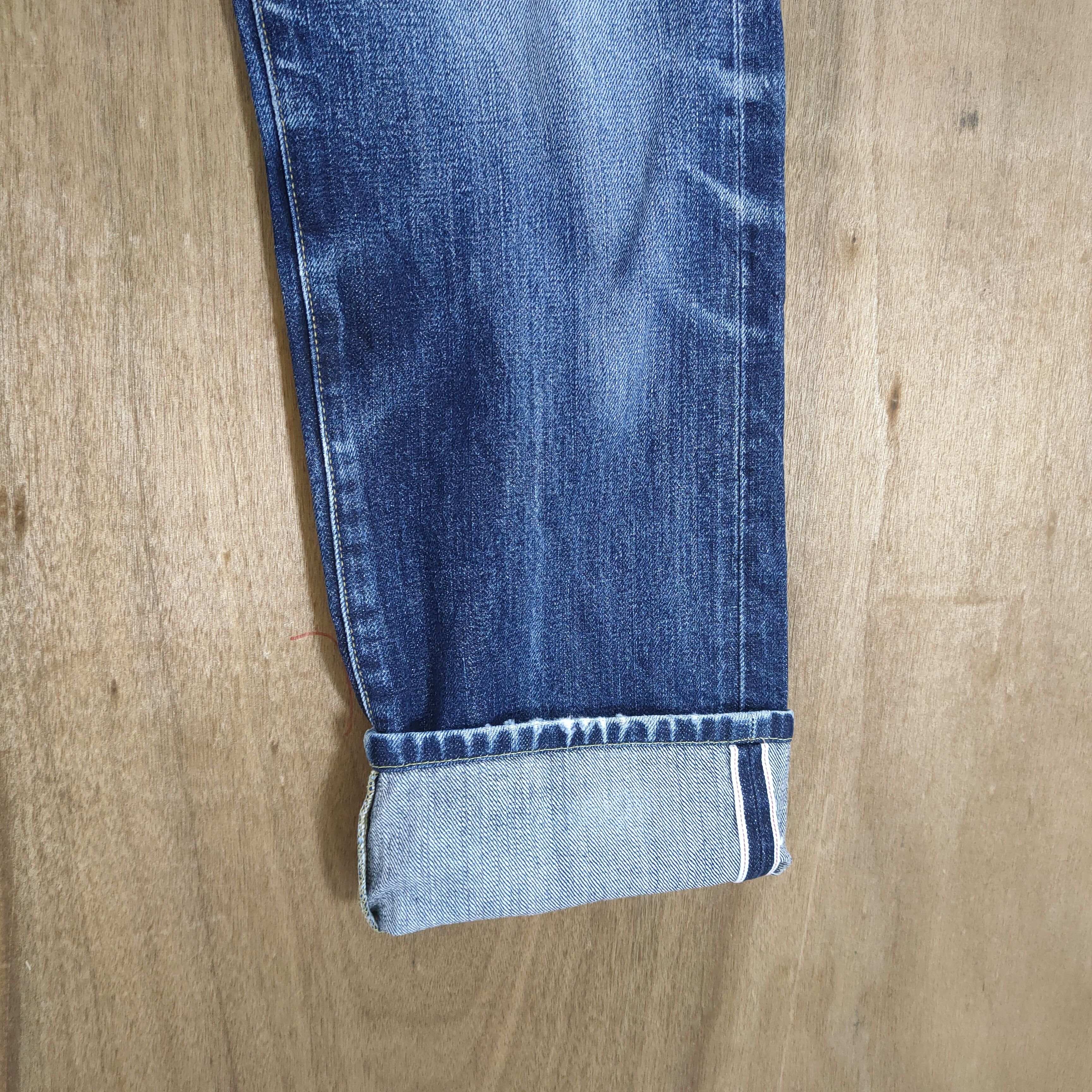 Japanese Brand 32×30 💥 VINTAGE JAPANESE SELVEDGE DISTRESSED JEANS PANTS Size US 32 / EU 48 - 7 Thumbnail