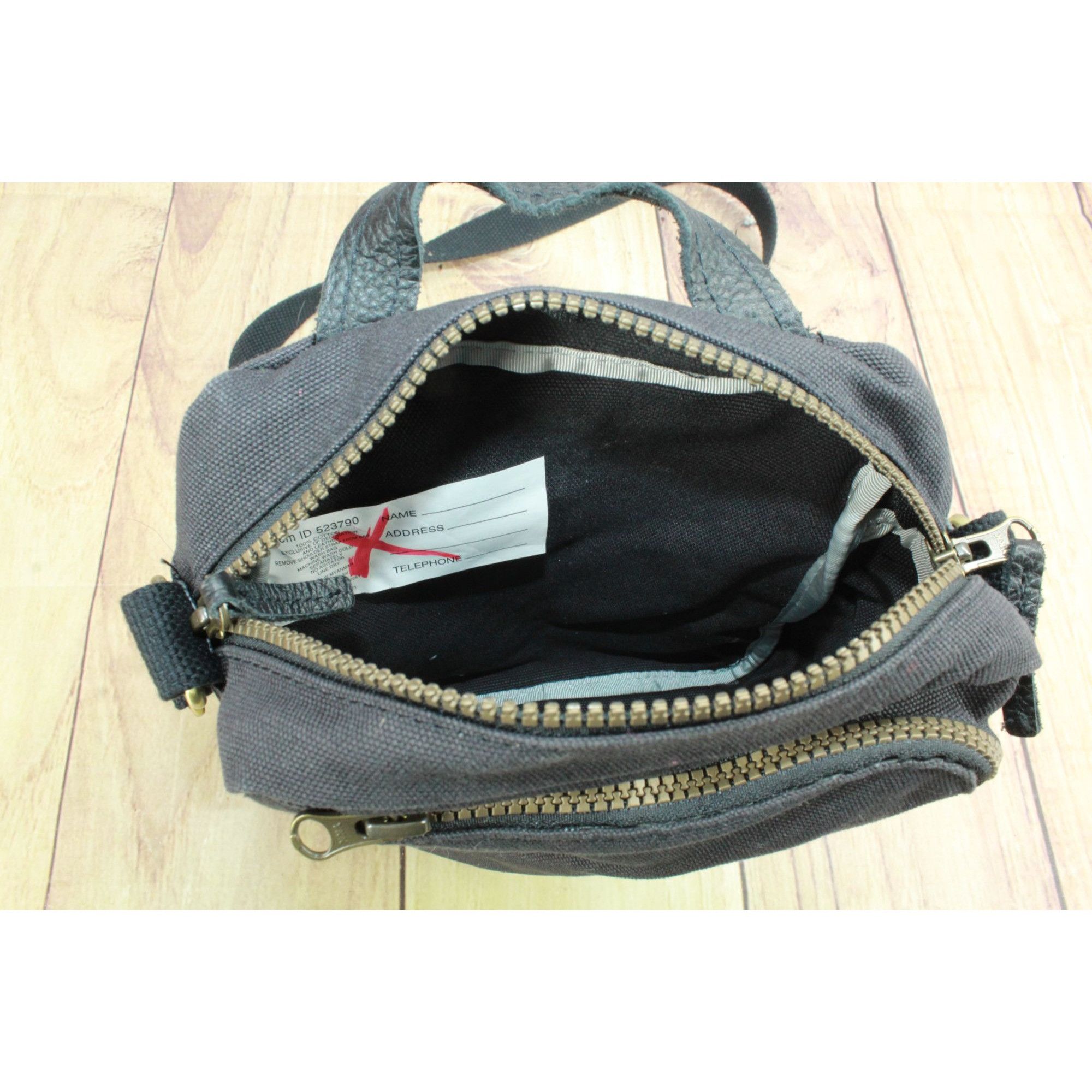 L.L. Bean LL Bean Essential Crossbody Bag Rugged Canvas Black Size ONE SIZE - 7 Thumbnail