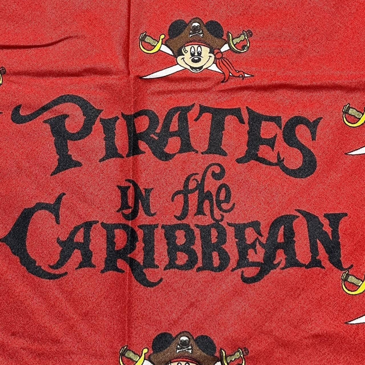 Disney Pirates of the Caribbean Bandana Scarf Disney Cruise Line Mi Size ONE SIZE - 2 Thumbnail
