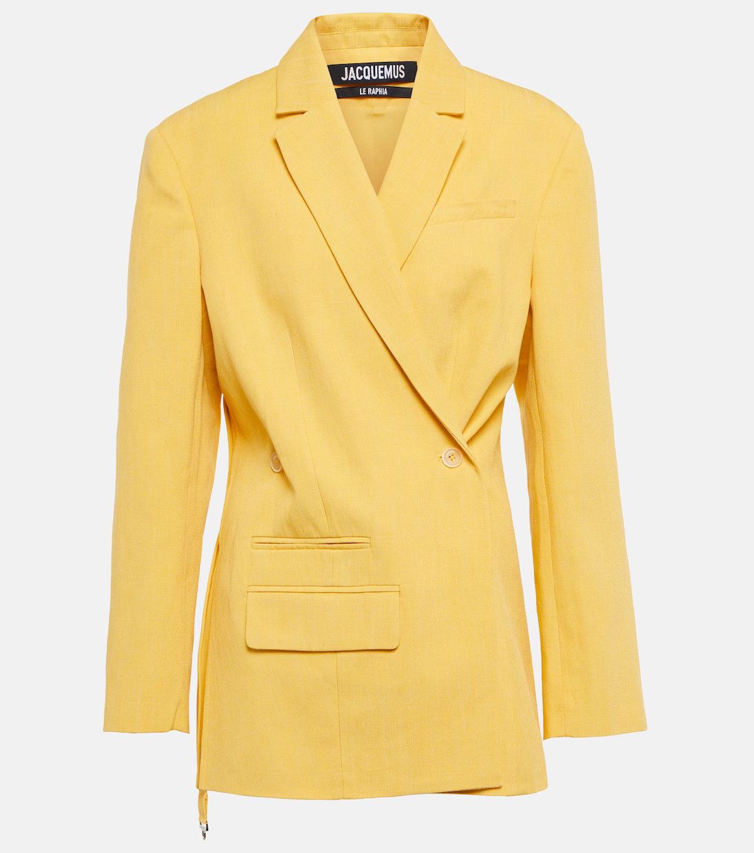 Jacquemus o1mle0824 La Veste Tibau in Yellow Size S / US 4 / IT 40 - 1 Thumbnail