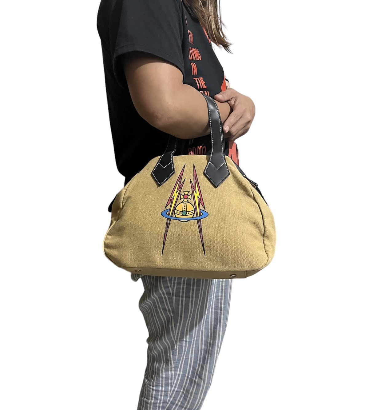 Vivienne Westwood Yasmin Canvas HandleBag Size ONE SIZE - 8 Thumbnail