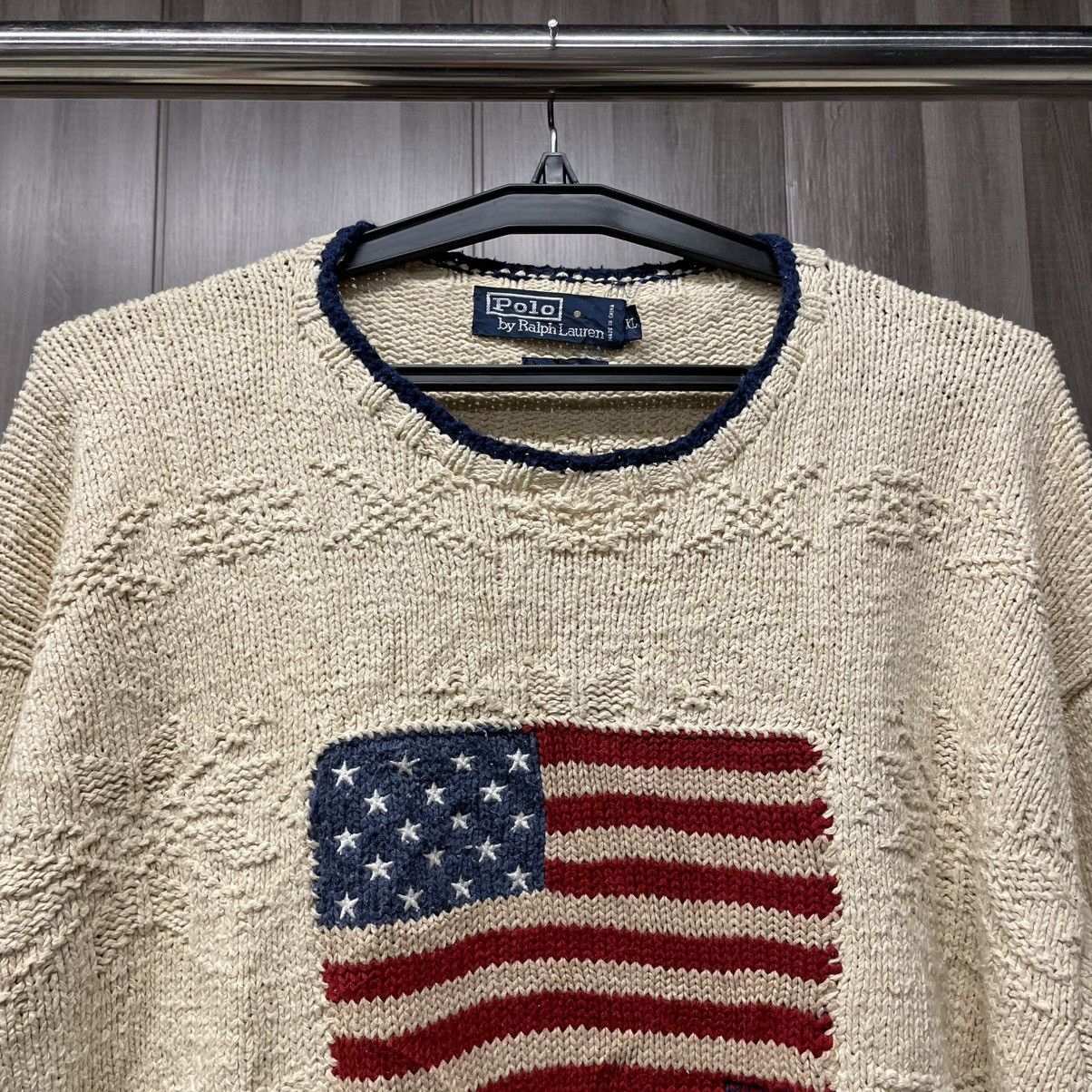Polo Ralph Lauren Polo Ralph Lauren American Flag Sweater Size US XL / EU 56 / 4 - 8 Thumbnail