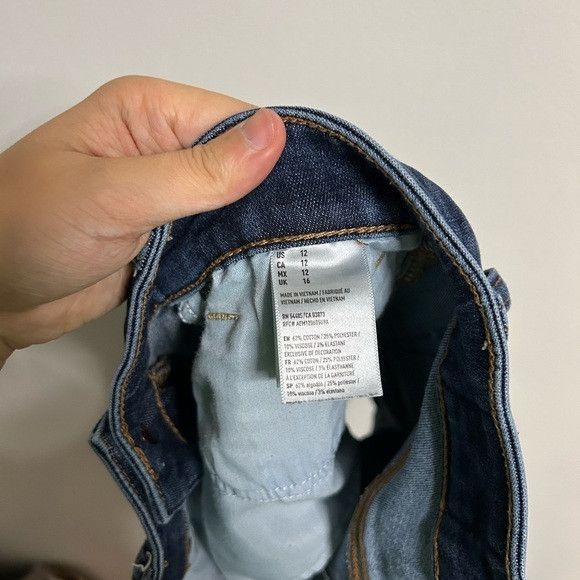 American Eagle Outfitters American Eagle Midi Jean Shorts Size 34" / US 12 / IT 48 - 5 Thumbnail