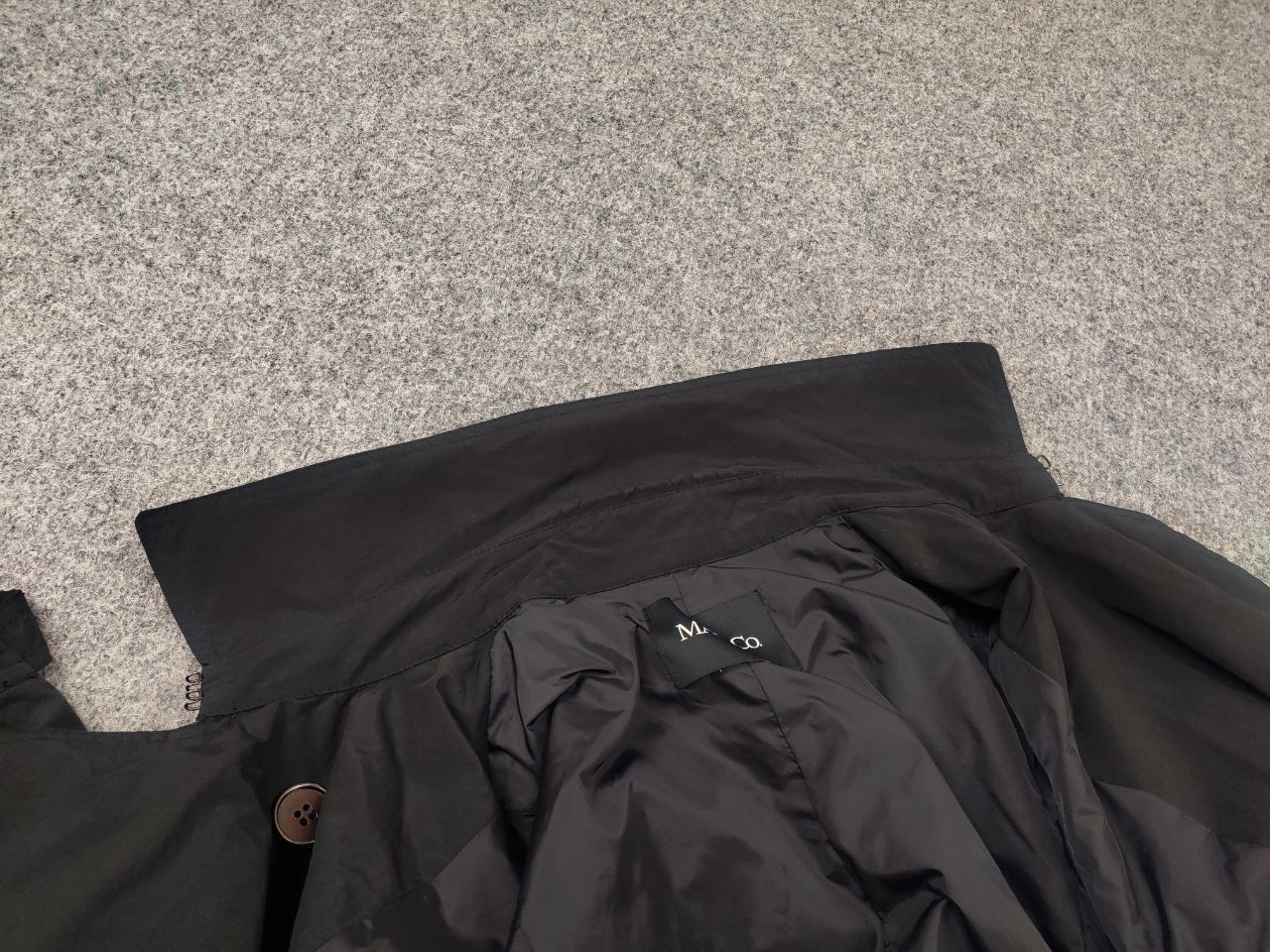 MAX&Co. MAX&co Design Max Mara long Trench coat Nylon Belt Jacket Size L / US 10 / IT 46 - 16 Thumbnail