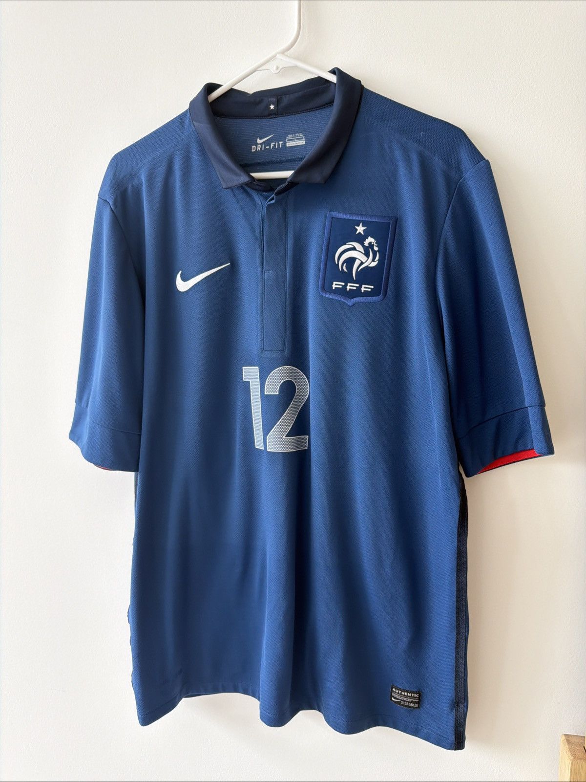 Nike France 2011-2012 Henry Jersey Size US L / EU 52-54 / 3 - 2 Thumbnail