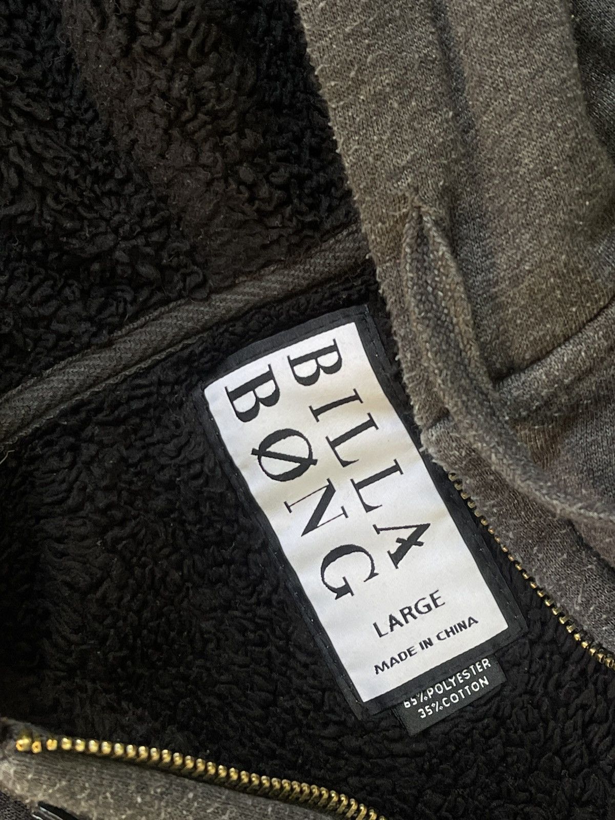 Billabong × Vintage Vintage Y2k Grey Billabong Zip Up Hoodie L Size US L / EU 52-54 / 3 - 4 Thumbnail