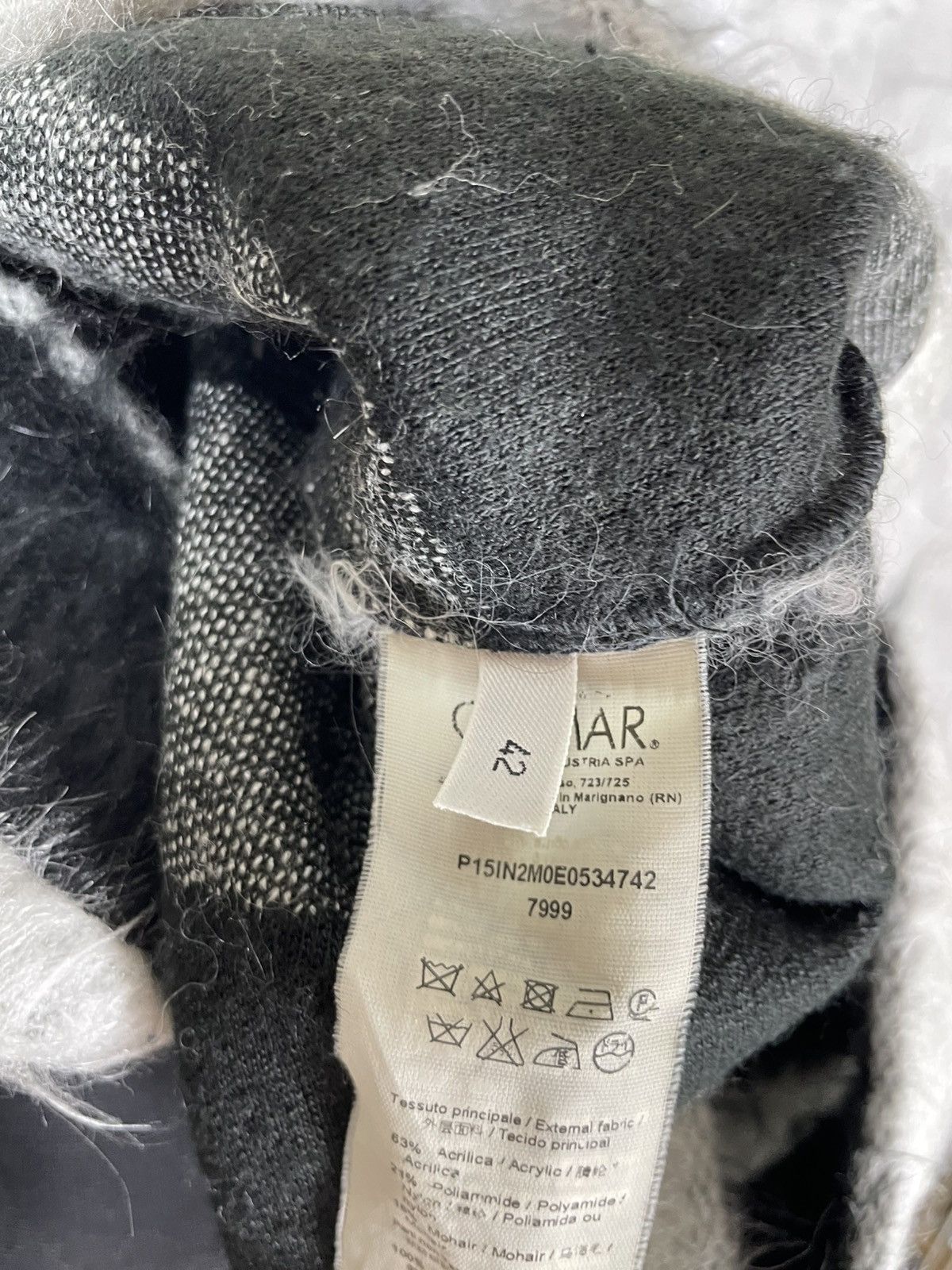N21 N21 Striped Mohair Sweater RRP$500 Watanabe Yohji Marni Vibe Size US S / EU 44-46 / 1 - 13 Thumbnail