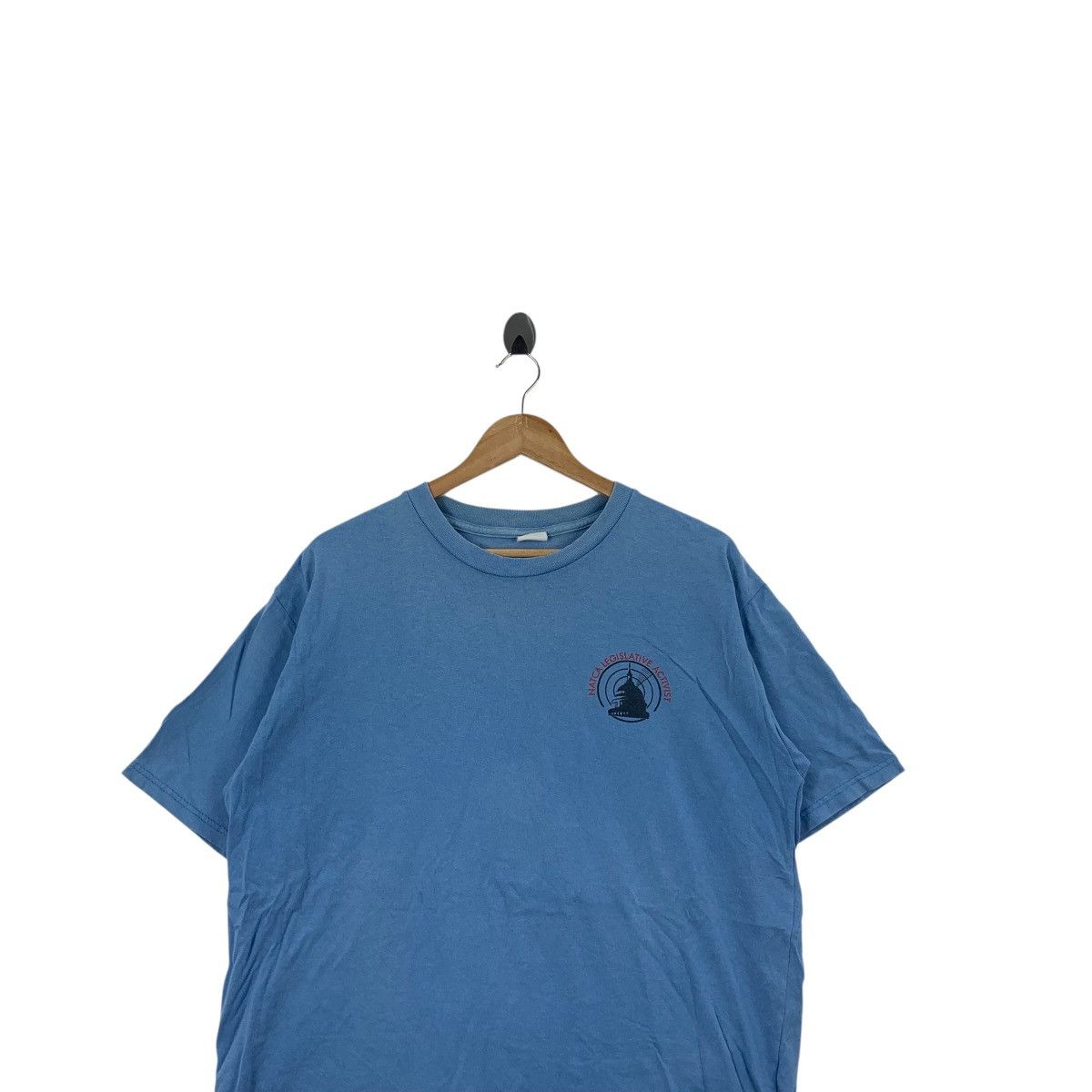 Vintage Vintage NATCA Protect Your Future Tee Shirt Top Backhit Size US L / EU 52-54 / 3 - 3 Thumbnail