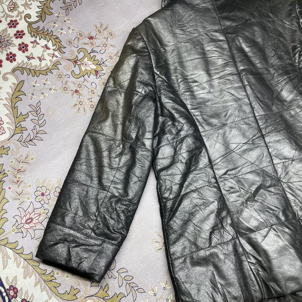 Kansai Yamamoto Kansai Bis by Kansai Yamamoto PU Leather Puffer Jacket Size M / US 6-8 / IT 42-44 - 14 Thumbnail