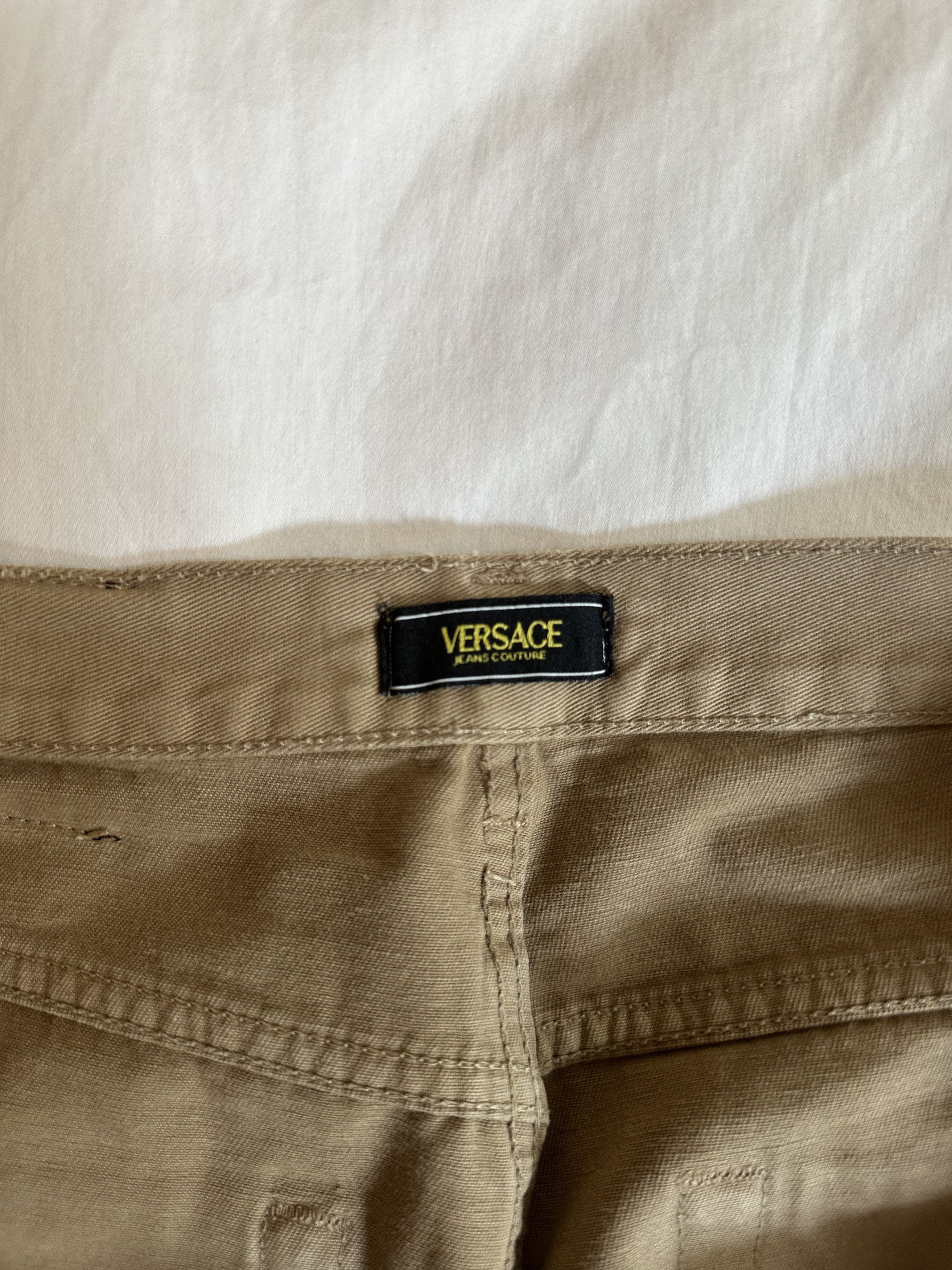 Versace Vintage Versace Khaki Jeans Size US 32 / EU 48 - 5 Thumbnail