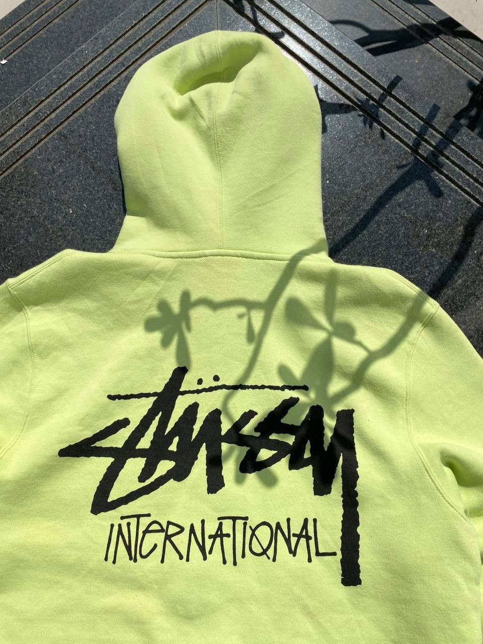 Stussy × Vintage 90A STUSSY RETRO BACK LOGO RARE Y2K HOODIE Size US L / EU 52-54 / 3 - 4 Thumbnail