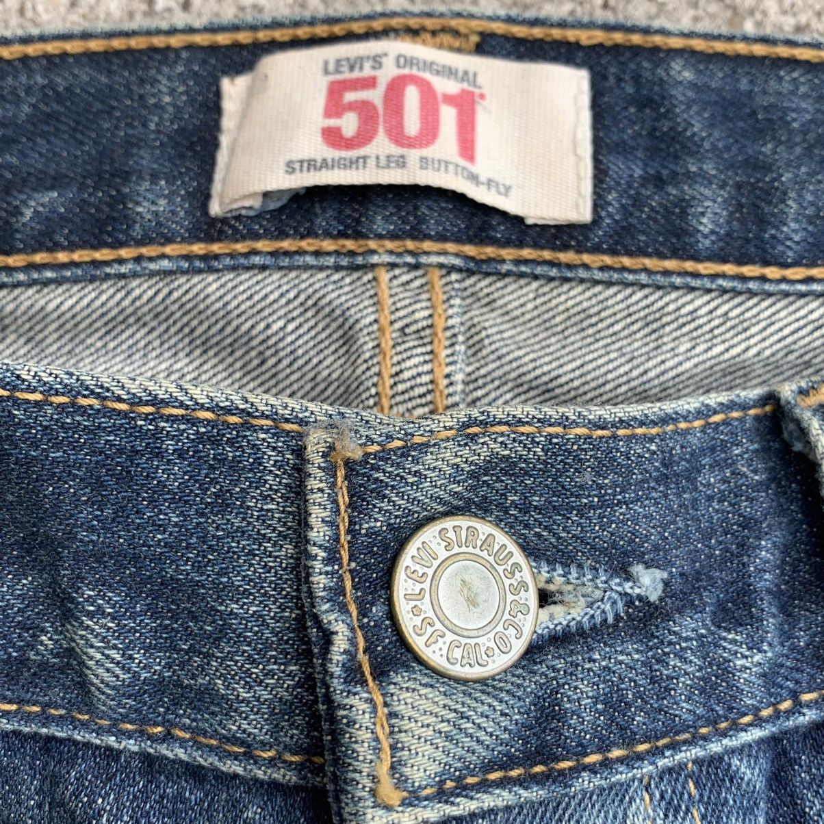 Levi's Levis 501 Button Fly Grunge Ripped Distressed DenimW32 Size US 32 / EU 48 - 6 Thumbnail