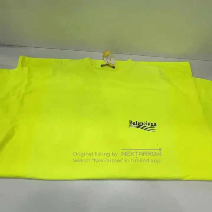 Balenciaga Balenciaga Logo Printed Short Sleeve T. Size US L / EU 52-54 / 3 - 5 Thumbnail
