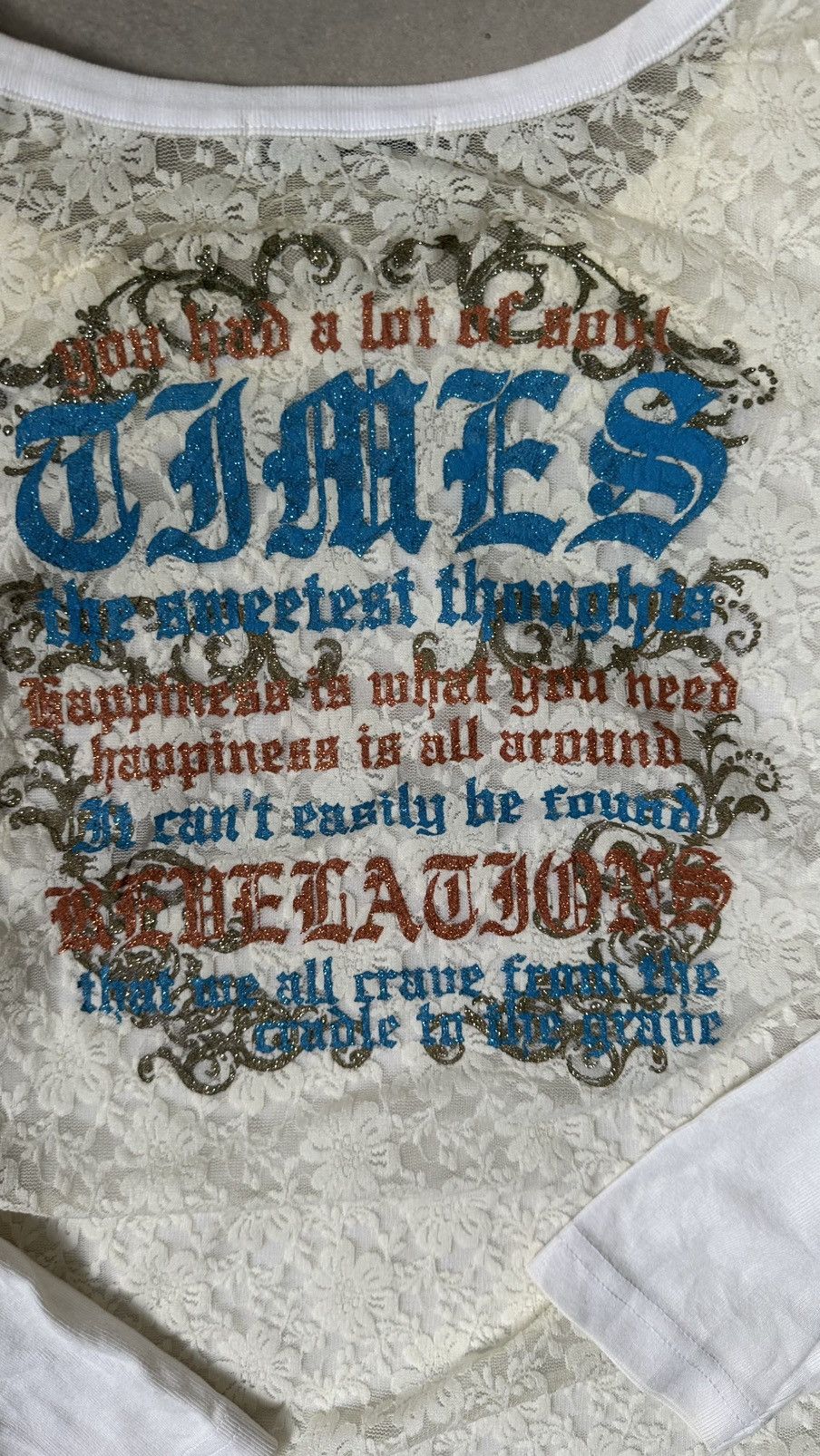 Japanese Brand VINTAGE J.K.G JAPAN POEMS TEE Size US S / EU 44-46 / 1 - 9 Thumbnail