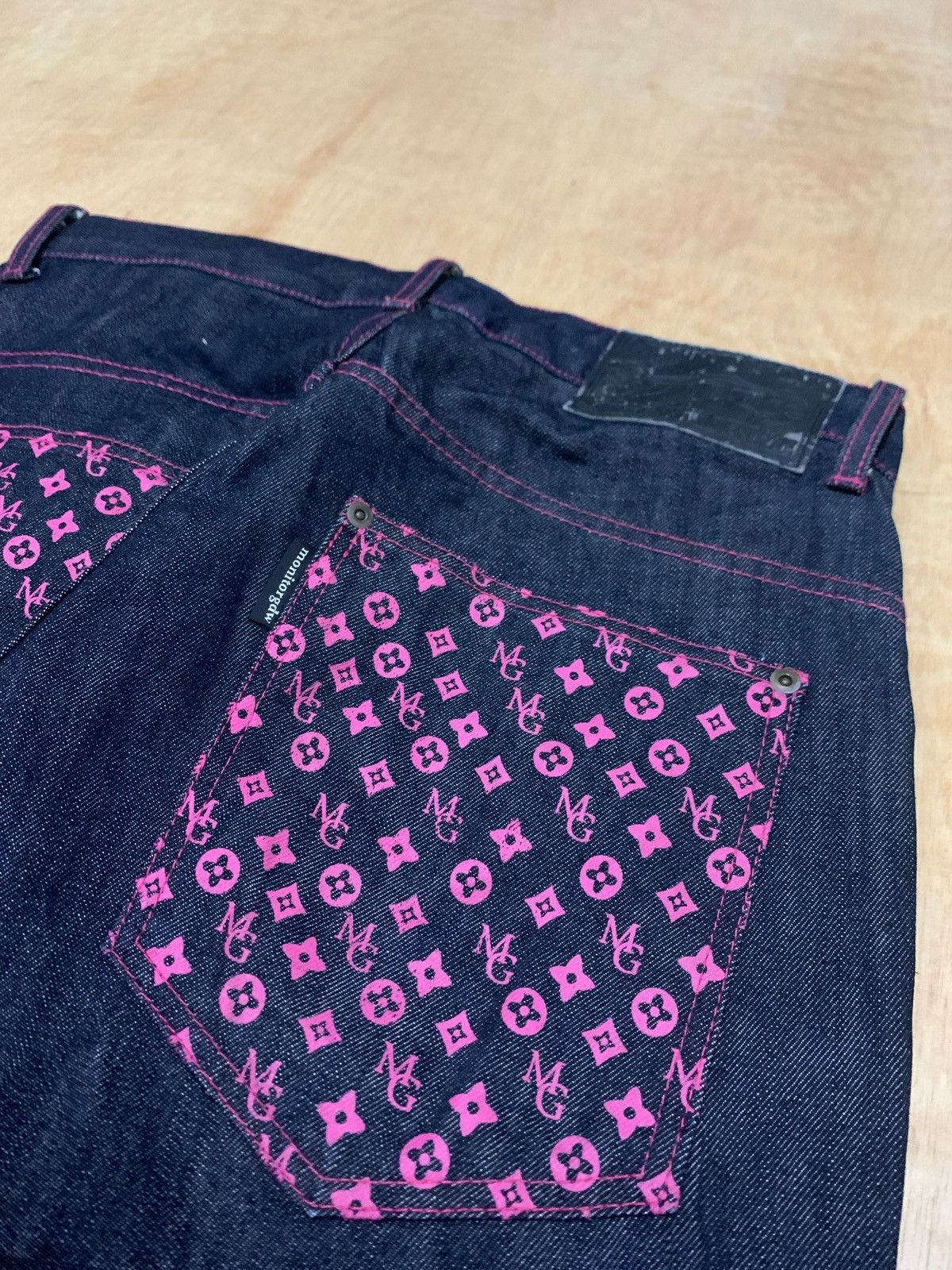 Hysteric Glamour × Japanese Brand Monitor Supply Union Made Denim Jeans Size US 32 / EU 48 - 5 Thumbnail