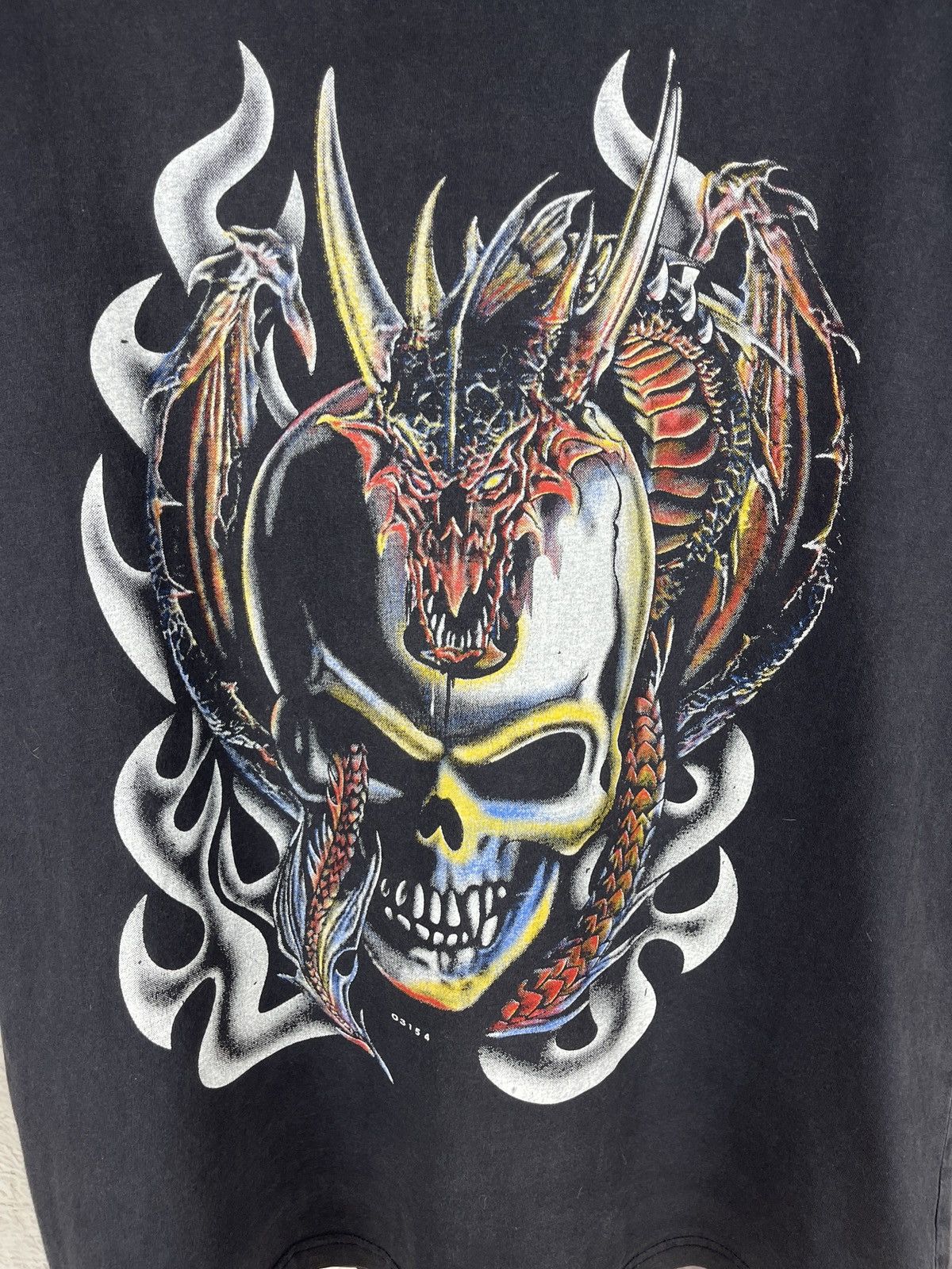Japanese Brand Skulls Dragon 03154 Japanese theme vintage t-shirt size L Size US L / EU 52-54 / 3 - 5 Thumbnail