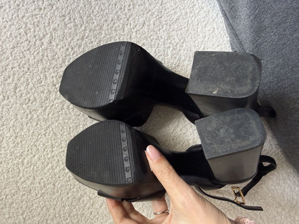 Yves Saint Laurent YSL Platform Block Heel Sandals Size US 7 / IT 37 - 7 Thumbnail
