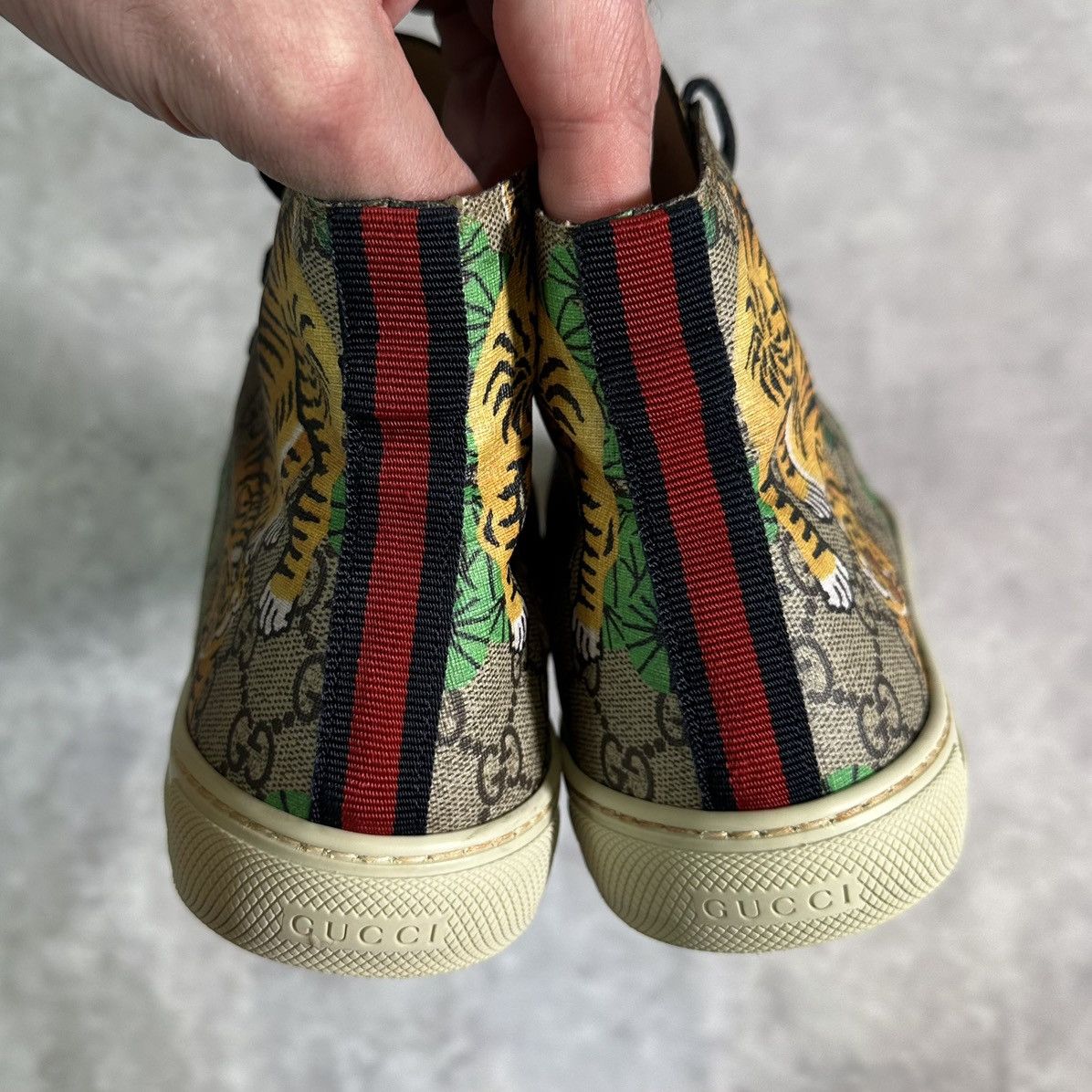 Gucci Gucci GG Supreme High Bengal mens shoes Size US 10 / EU 43 - 10 Thumbnail