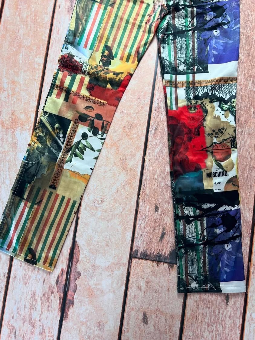 Moschino Moschino pants 1990s jeans Moschino print collector Size 30" / US 8 / IT 44 - 14 Thumbnail