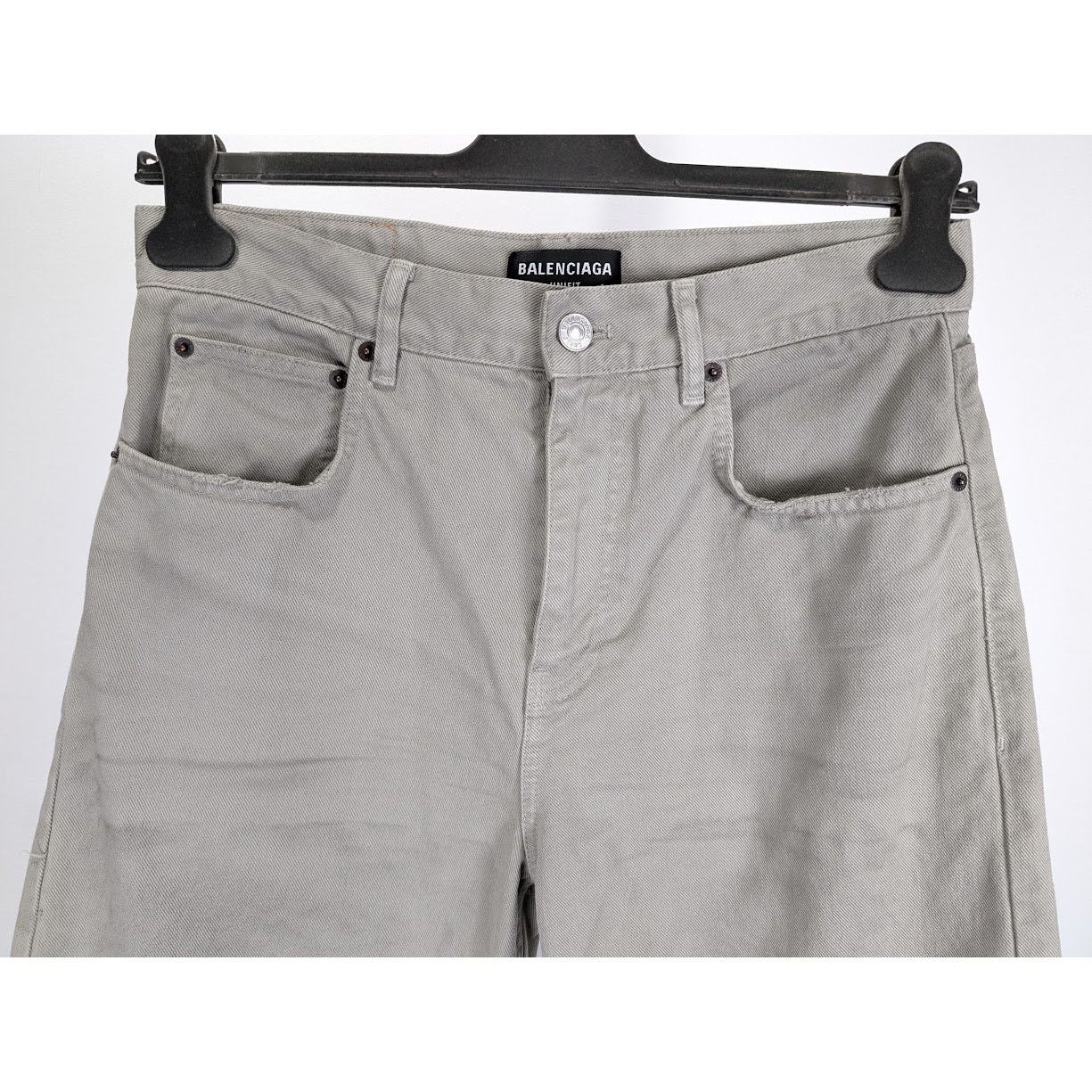 Balenciaga o1rshd1 Large Pants in Dirty White Size US 28 / EU 44 - 8 Thumbnail