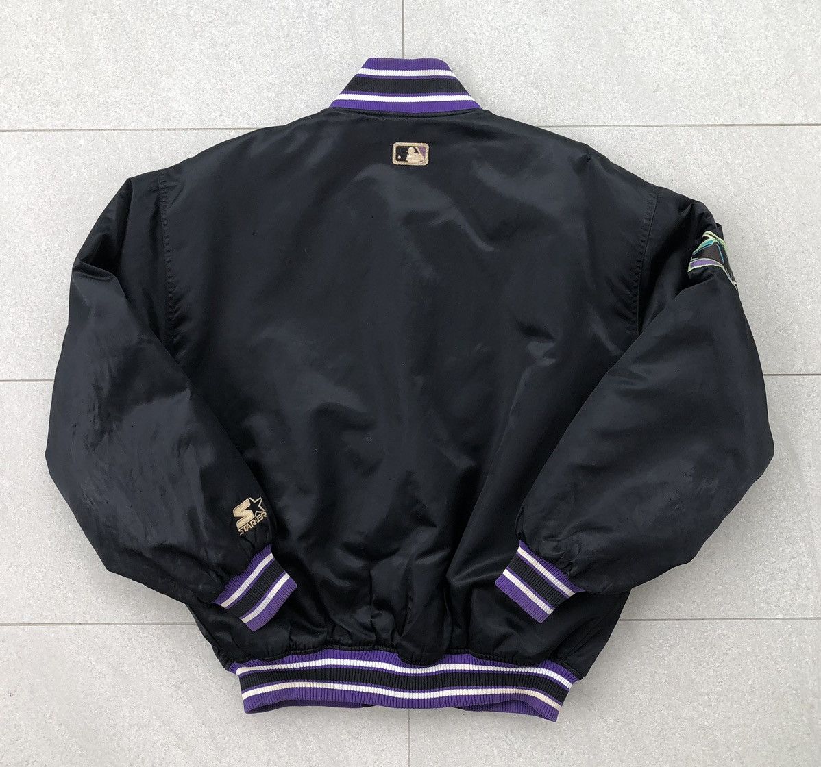 Starter Vintage Starter Diamond Collection Devil Rays Bomber Jacket Size US L / EU 52-54 / 3 - 7 Thumbnail