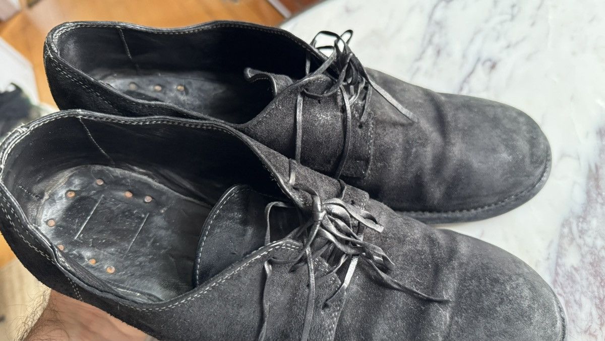 Guidi Reverse-Leather Suede Lace-Up Derbies Size US 10 / EU 43 - 8 Thumbnail