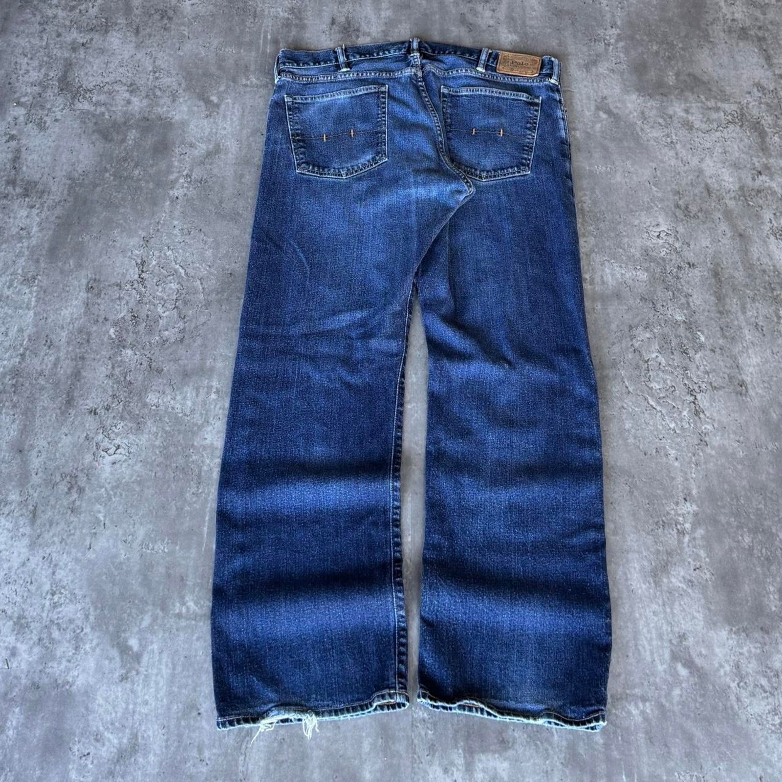 Polo Ralph Lauren × Vintage Vintage Y2K Polo Ralph Lauren Embroidered Denim Jeans Size US 38 / EU 54 - 1 Thumbnail
