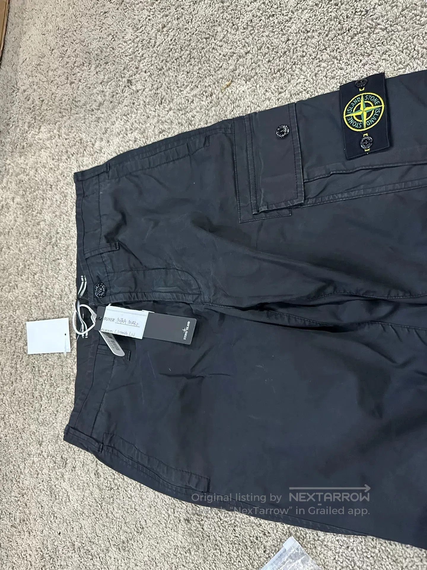 Stone Island Stone Island SS22 Logo Single Pocket Cargo. Size US 30 / EU 46 - 4 Thumbnail