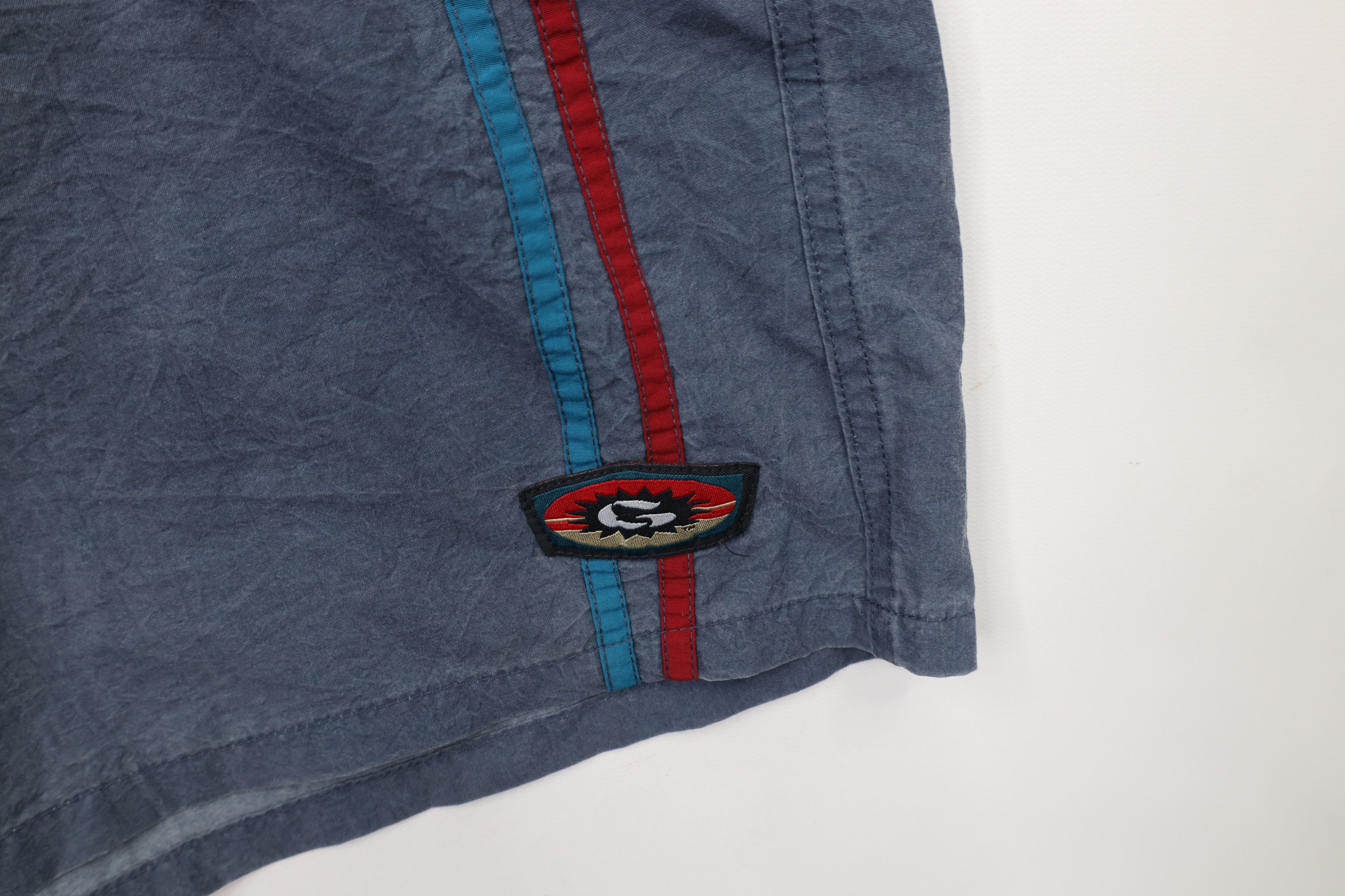 Gotcha × Vintage Vintage 90s Gotcha Surfing Lined Shorts Swim Trunks Blue Size US 34 / EU 50 - 5 Thumbnail
