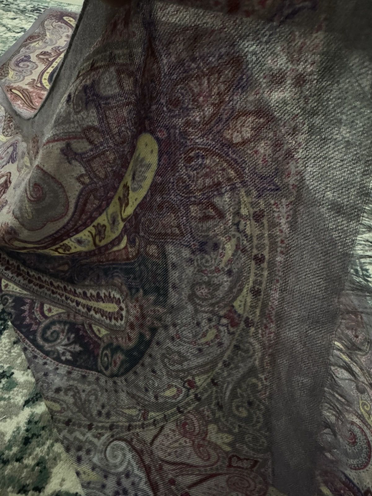 Etro PAISLEY ETRO CASHMERE SCARF Size ONE SIZE - 3 Thumbnail