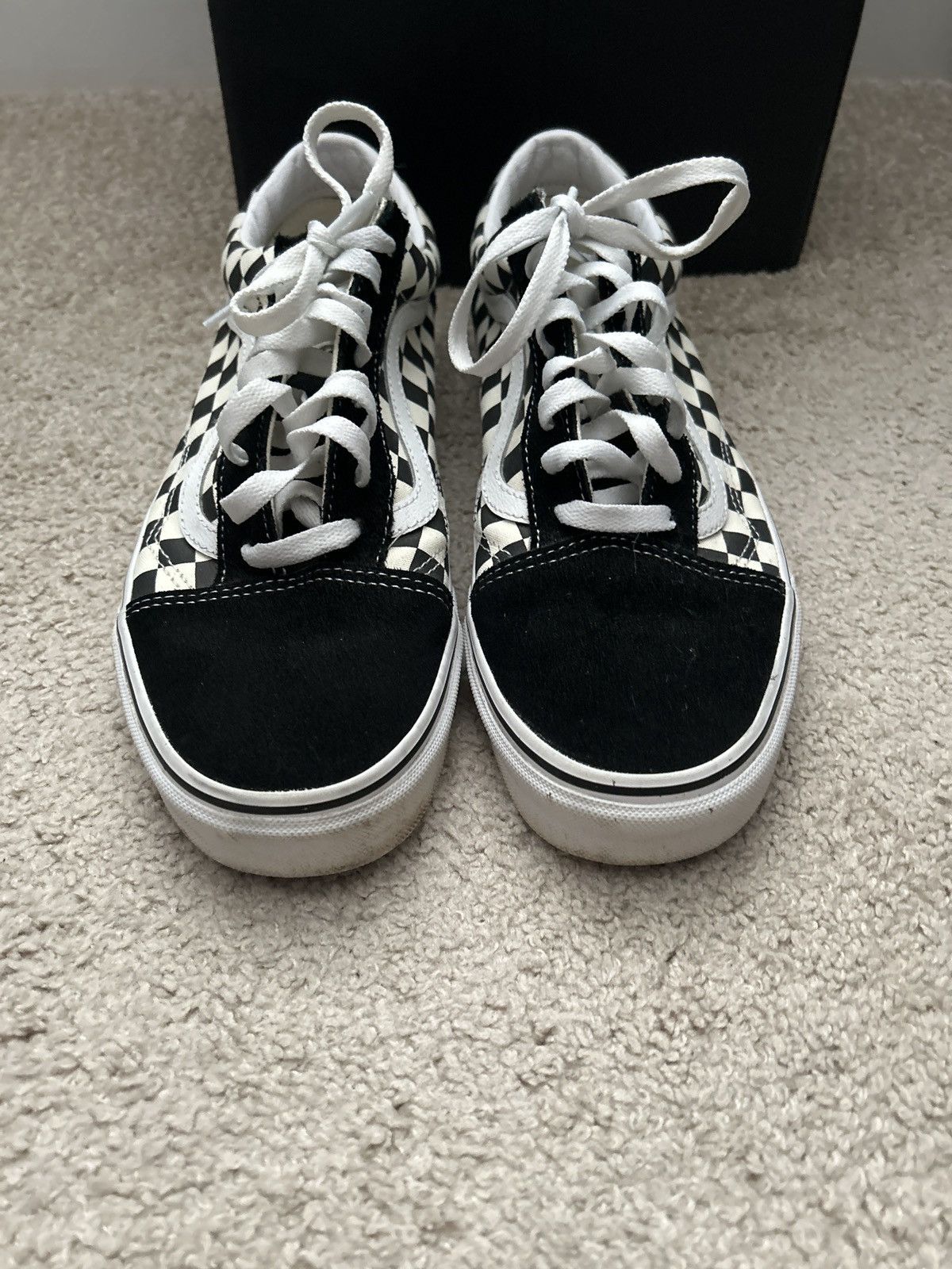 Vans Black/White Checkerboard Vans Size US 10.5 / EU 43-44 - 3 Thumbnail
