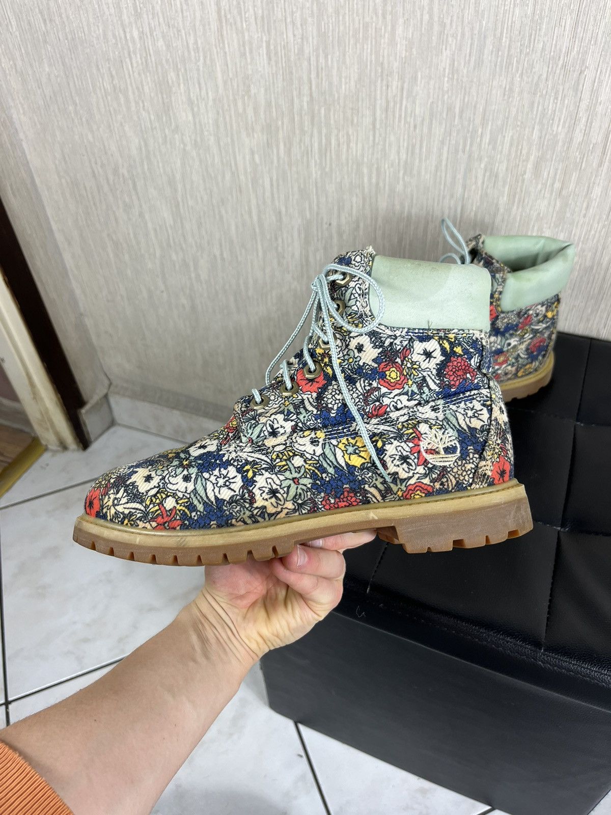 Timberland × Vintage Timberland floral boots shoes full all over print Size US 7.5 / IT 37.5 - 13 Thumbnail