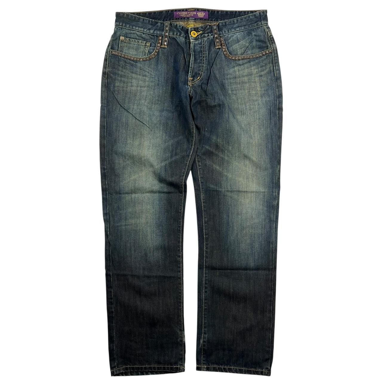 Christian Audigier Vintage Christian Audigier Embroidered Jeans - Waist: 36” Size US 36 / EU 52 - 2 Thumbnail