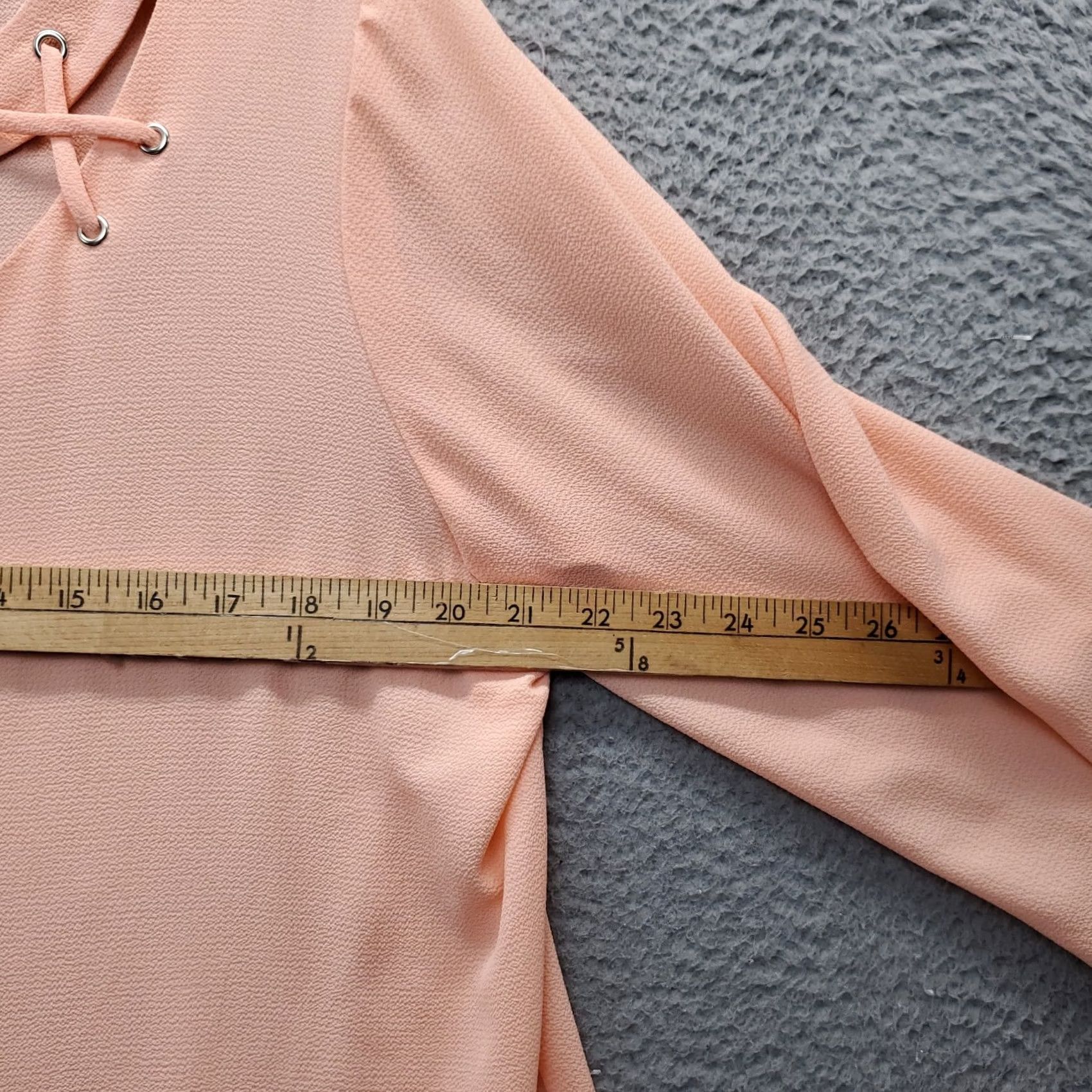 Avenue Avenue Womens Blouse Orange 14/16 Stretch Pullover Round Neck 3/4 Sleeve Lightweight Casual Shirt Size XL / US 12-14 / IT 48-50 - 6 Thumbnail