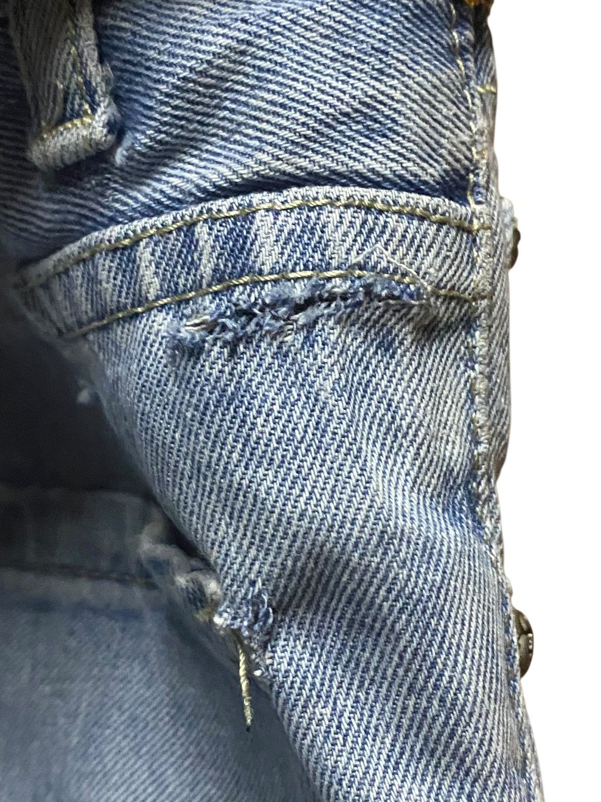 Other Short Jeans Light Wash Distressed Denim Size US 31 - 9 Thumbnail