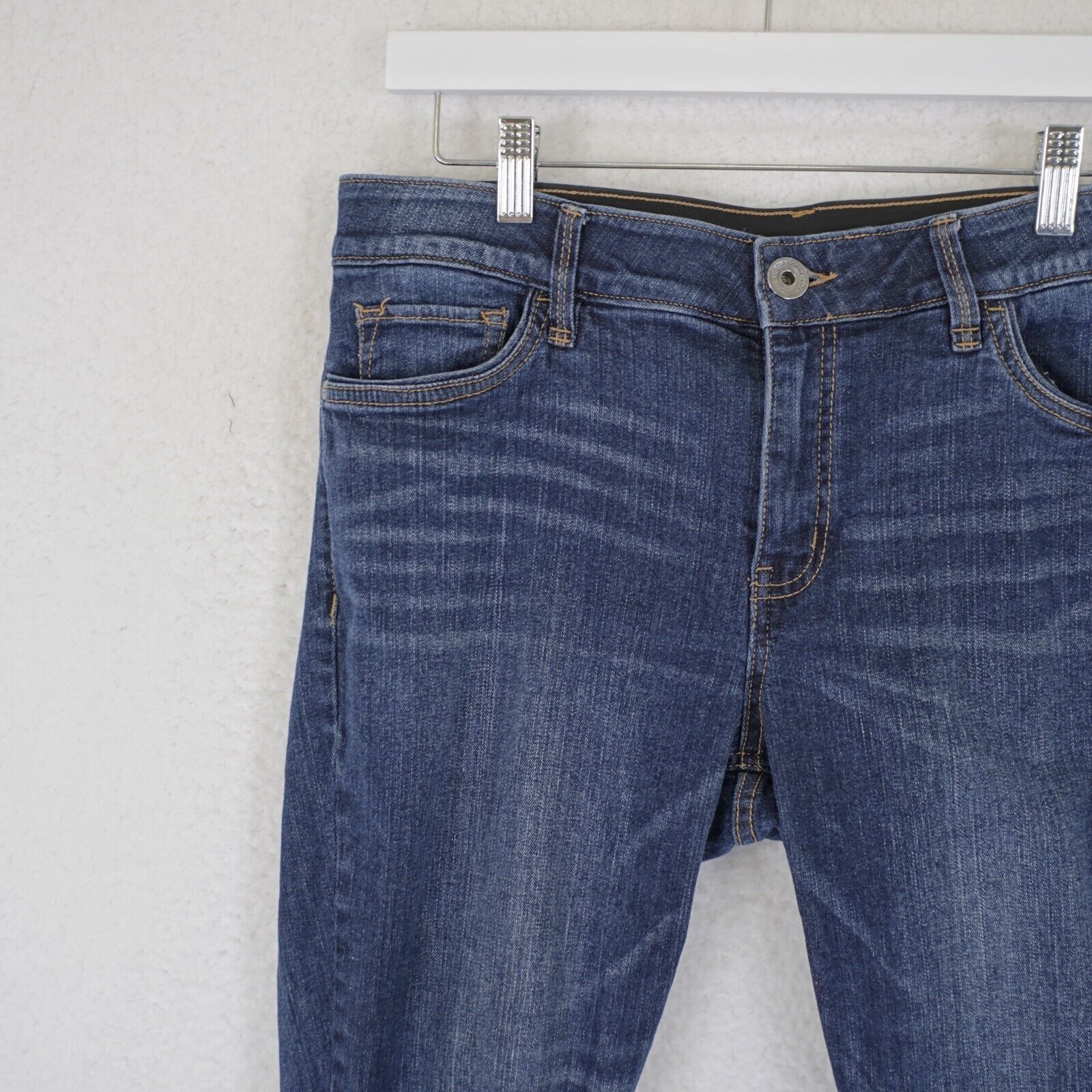 Liz Claiborne Liz Claiborne Classic Skinny Elastic Skinny Denim Blue Jeans Size 34" / US 12 / IT 48 - 3 Thumbnail