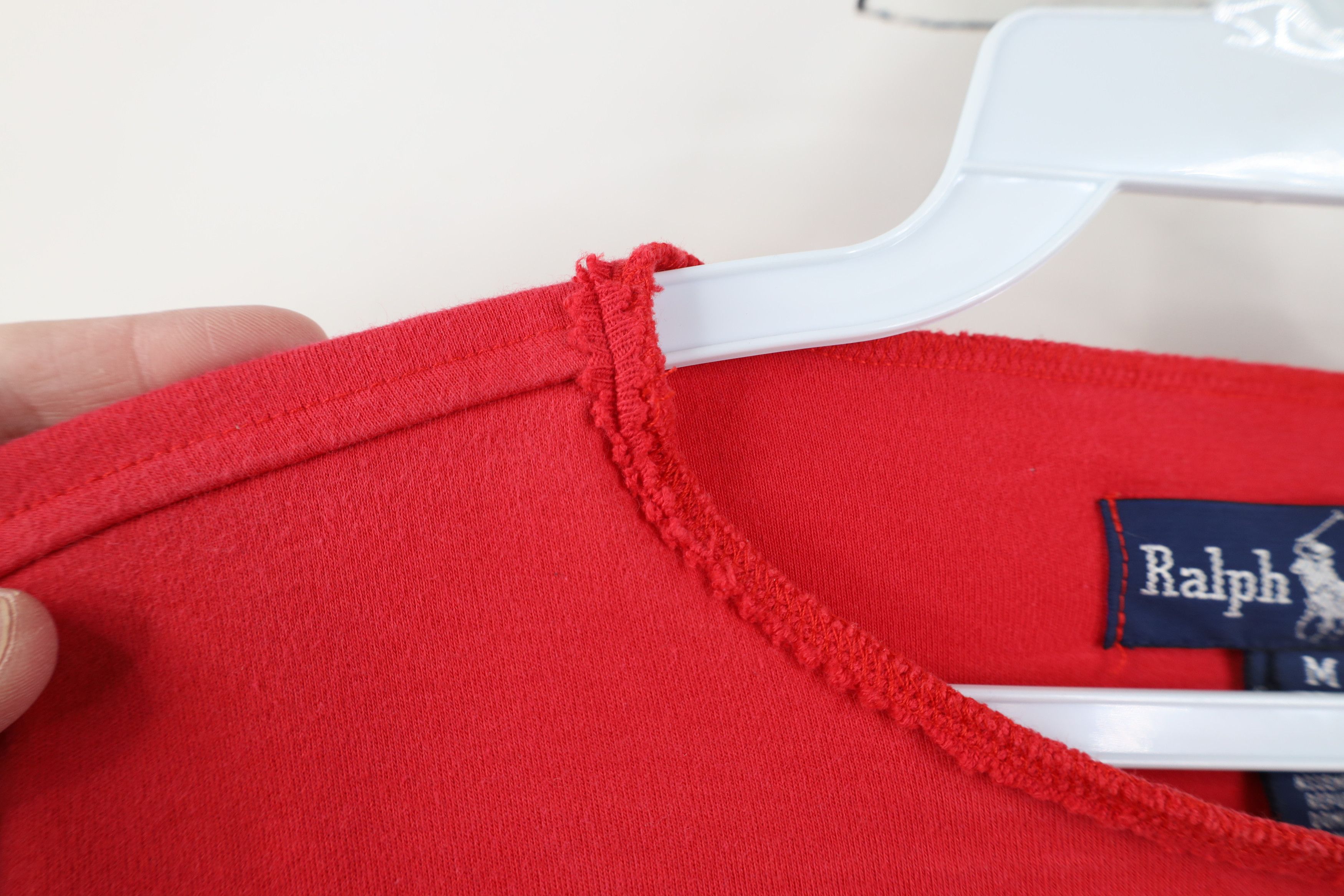 Ralph Lauren Vintage 80s 90s Ralph Lauren Collar Long Sleeve T-Shirt Size M / US 6-8 / IT 42-44 - 5 Thumbnail