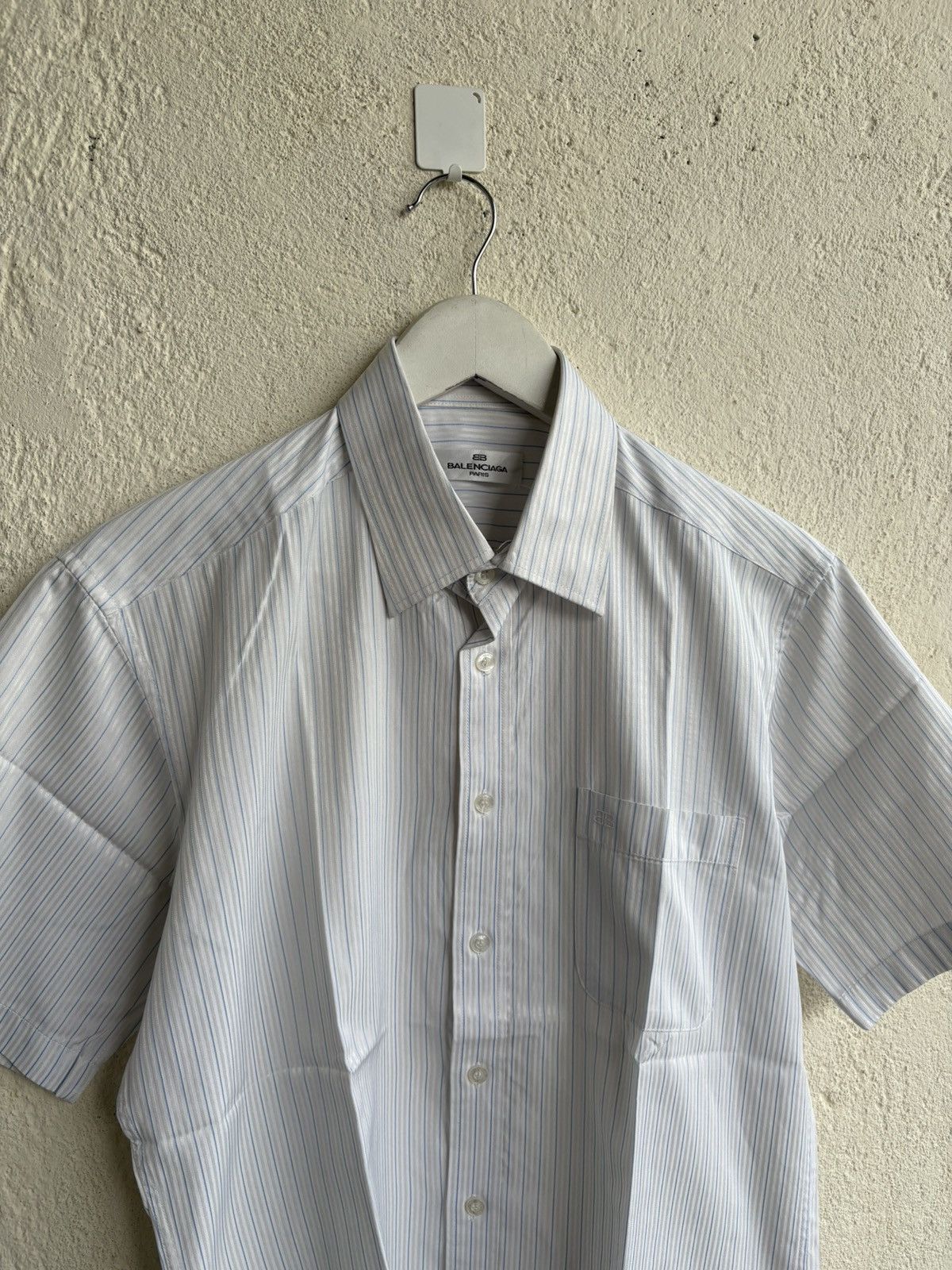 Balenciaga 2000s Balenciaga Paris Stripe shirt Size US M / EU 48-50 / 2 - 2 Thumbnail