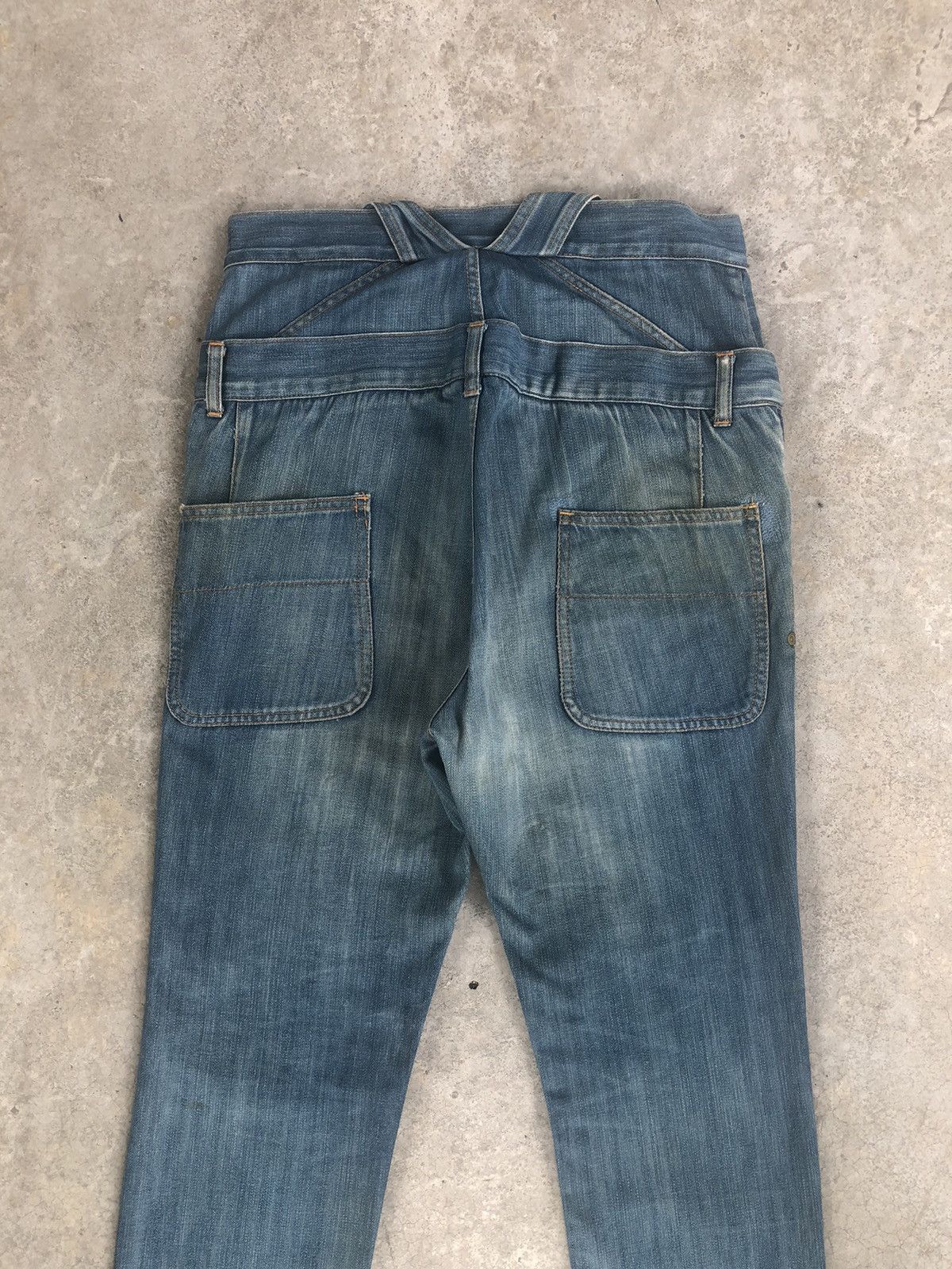 Issey Miyake Japanese Mercibeaucoup Double Waist Distressed Issey Miyake Size US 31 - 11 Thumbnail