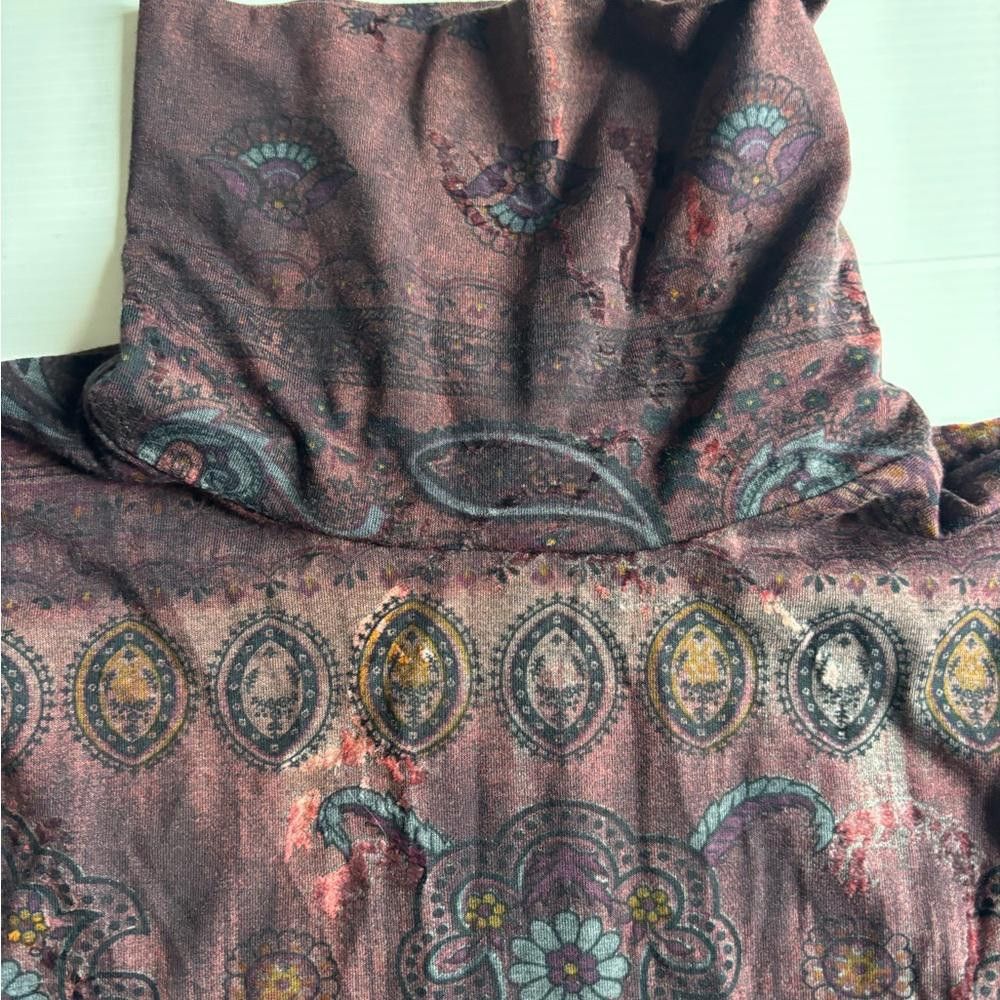 Designer Y2K Grunge Turtleneck Top Size S / US 4 / IT 40 - 3 Thumbnail