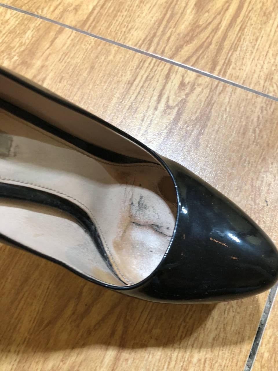 Prada Prada Black Patent Leather High Stiletto Pumps Size US 8.5 / IT 38.5 - 5 Thumbnail