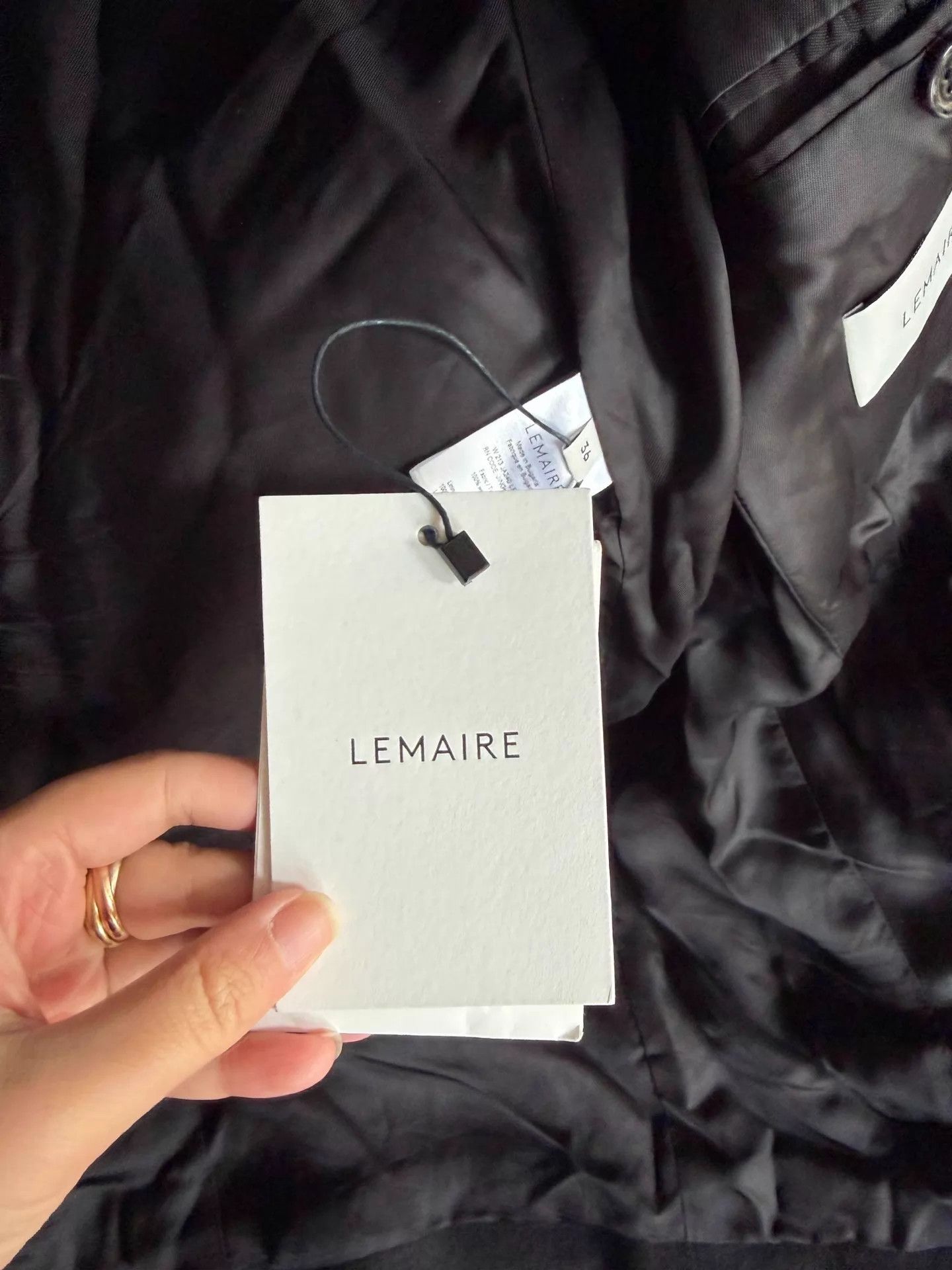 Lemaire Lemaire Women's Boxy Wool Shoulder-Padded 36 New w/Tags Size XS / US 0-2 / IT 36-38 - 5 Thumbnail