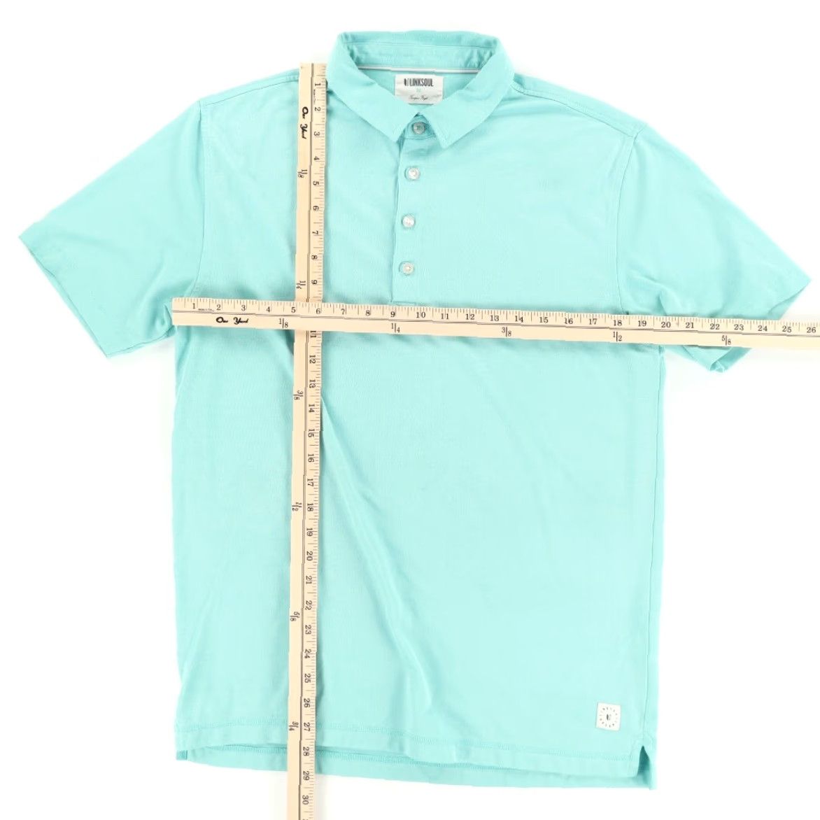 Vintage Linksoul Soft Cotton Blend Polo Shirt Green Men's M Size US M / EU 48-50 / 2 - 3 Thumbnail