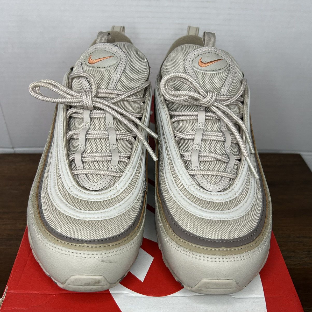 Nike Nike Air Max 97 Cream Khaki Size M12/W13.5 Size US 12 / EU 45 - 7 Thumbnail
