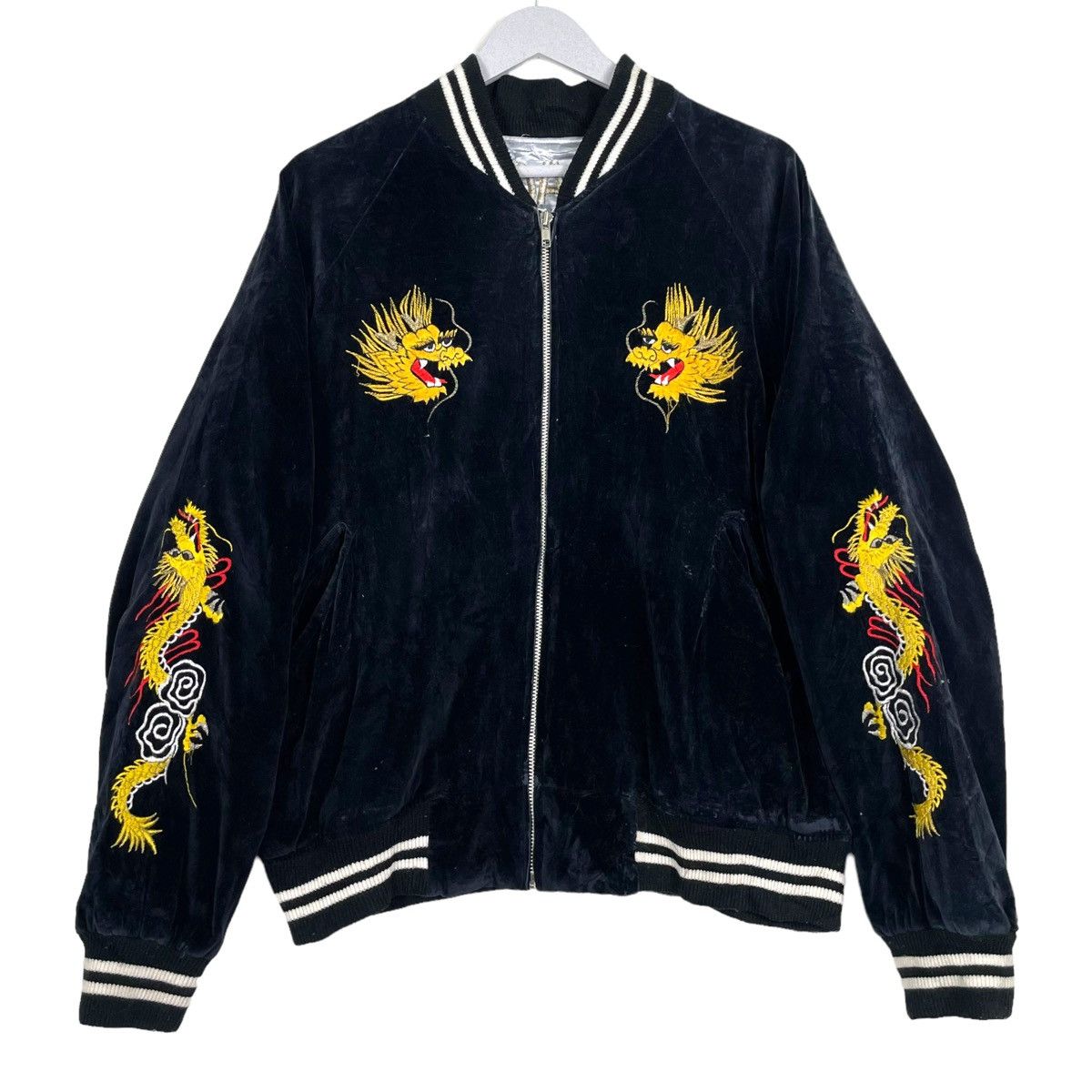 Japanese Brand × Vintage 💥VINTAGE YOKOSUKA WEST PAC TOUR VELVET JACKET Size US M / EU 48-50 / 2 - 2 Thumbnail